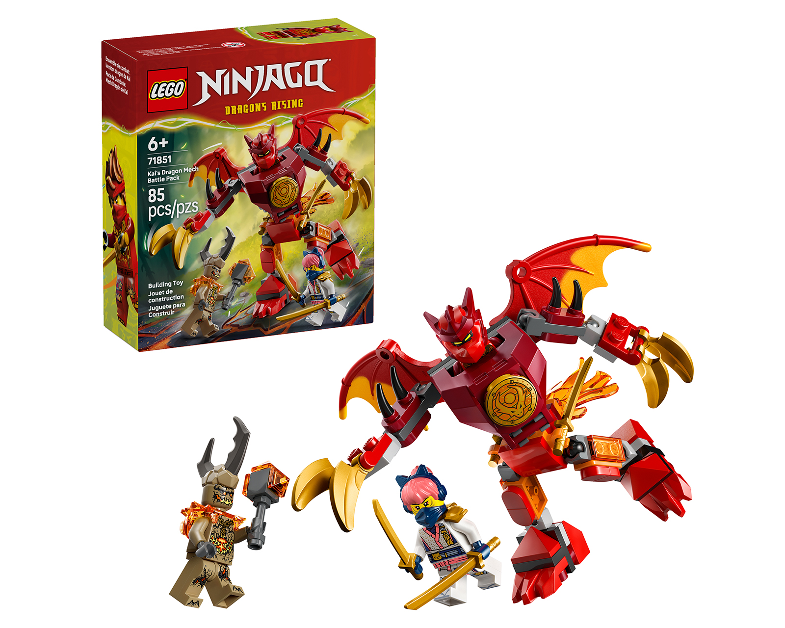 LEGO Ninjago: Pack de Combate: Meca Dragón de Kai