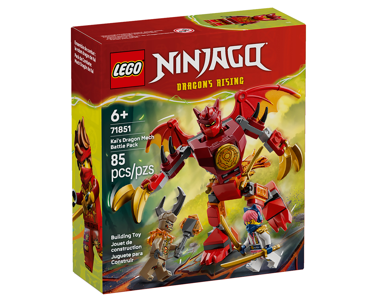 Foto 4 | Foto 4 | LEGO Ninjago: Pack de Combate: Meca Dragón de Kai