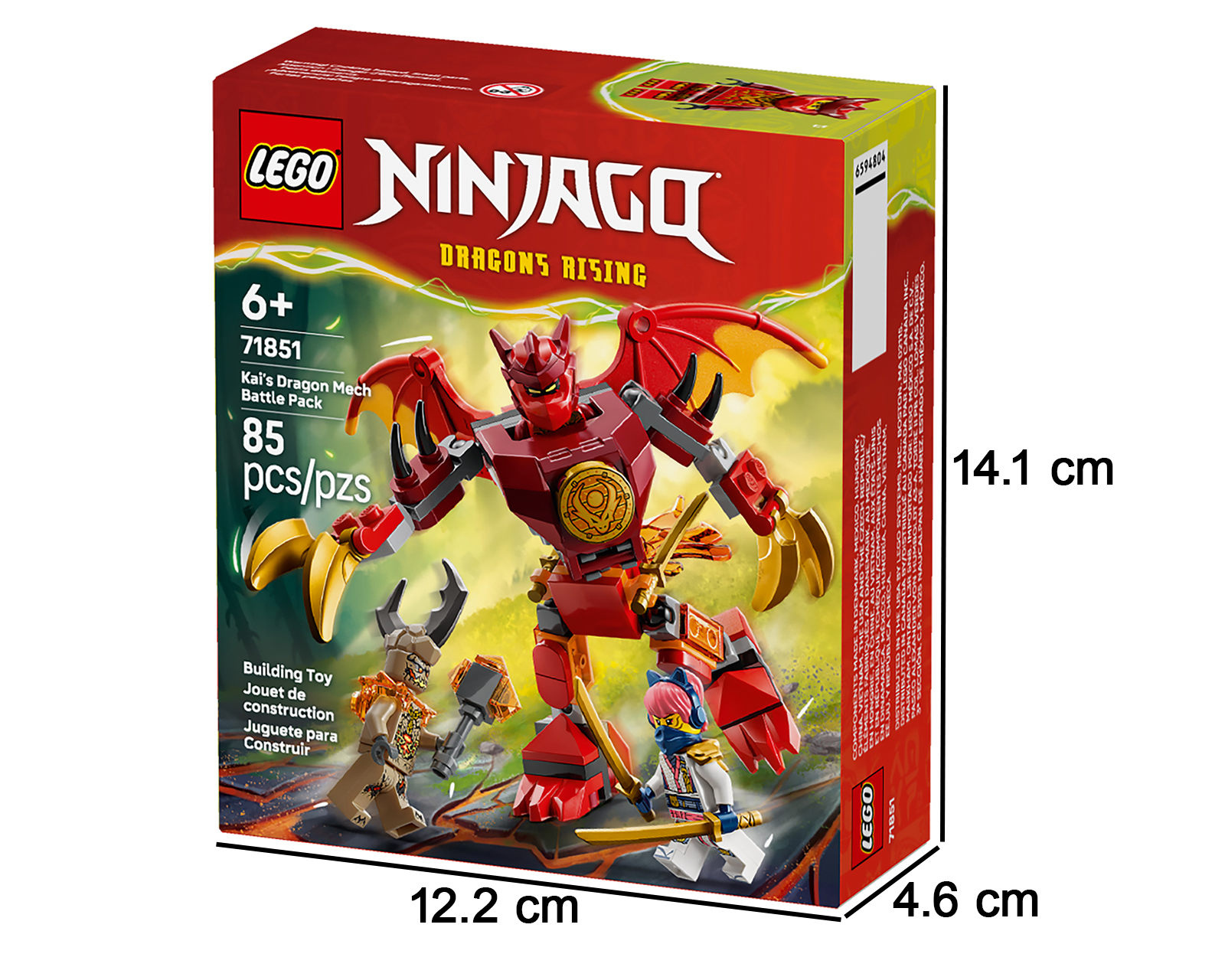 Foto 5 | Foto 5 | LEGO Ninjago: Pack de Combate: Meca Dragón de Kai
