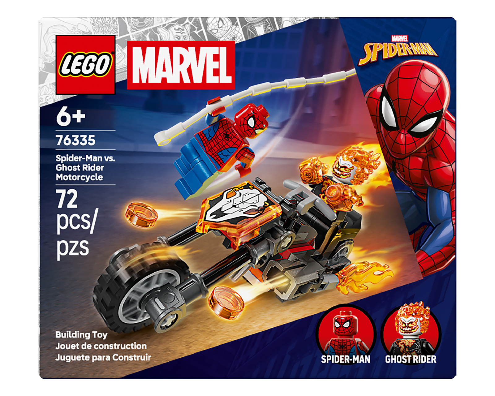Foto 3 pulgar | Foto 2 | LEGO Marvel: Spider-Man vs. Moto del Motorista Fantasma