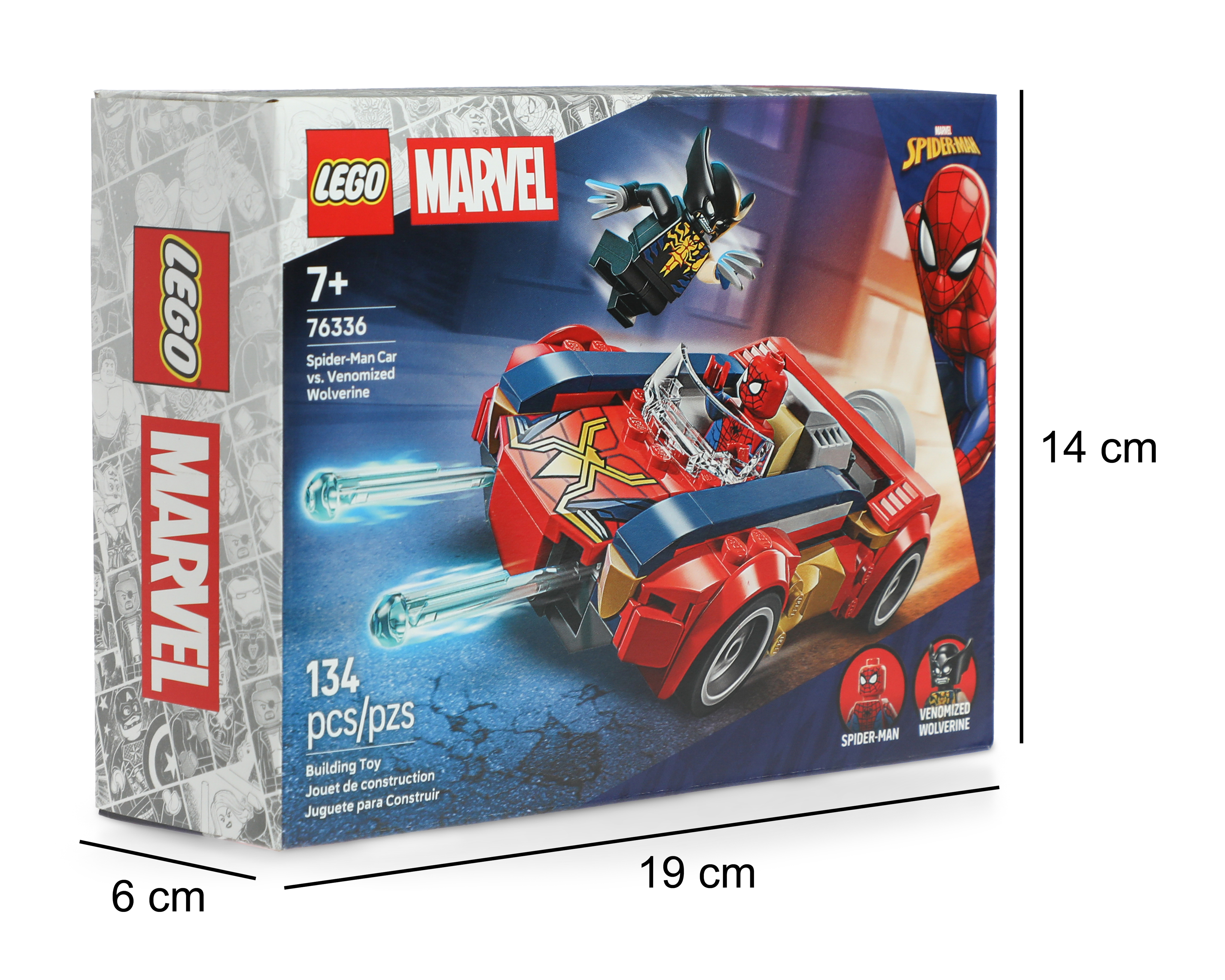 Foto 3 | Foto 3 | LEGO Marvel: Coche de Spider-Man vs. Lobezno Venomizado