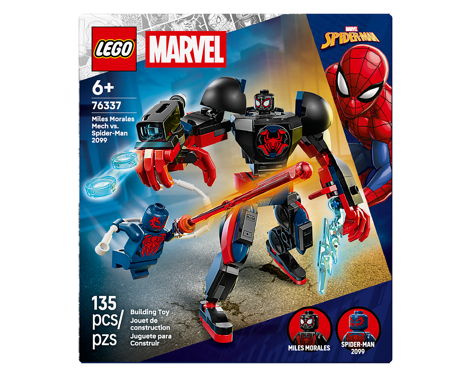 Foto 3 pulgar | Foto 2 | LEGO Marvel Armadura Robótica de Miles Morales vs. Spider-Man 2099