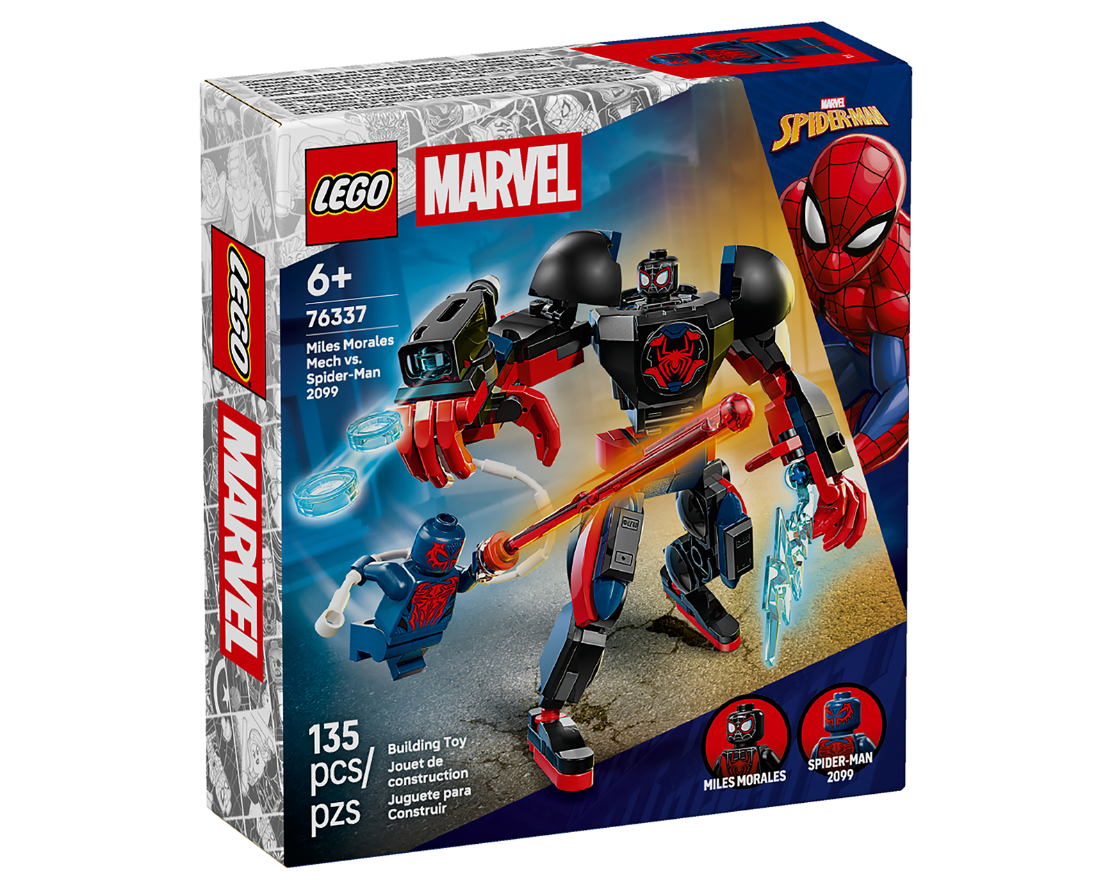 Foto 5 pulgar | Foto 4 | LEGO Marvel Armadura Robótica de Miles Morales vs. Spider-Man 2099