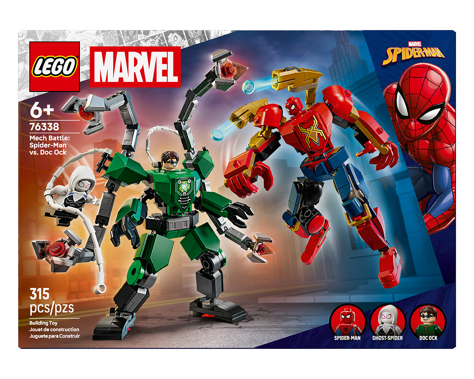 Foto 2 | Foto 2 | LEGO Marvel Batalla de Mechas Spider-Man Vs Doc Ock
