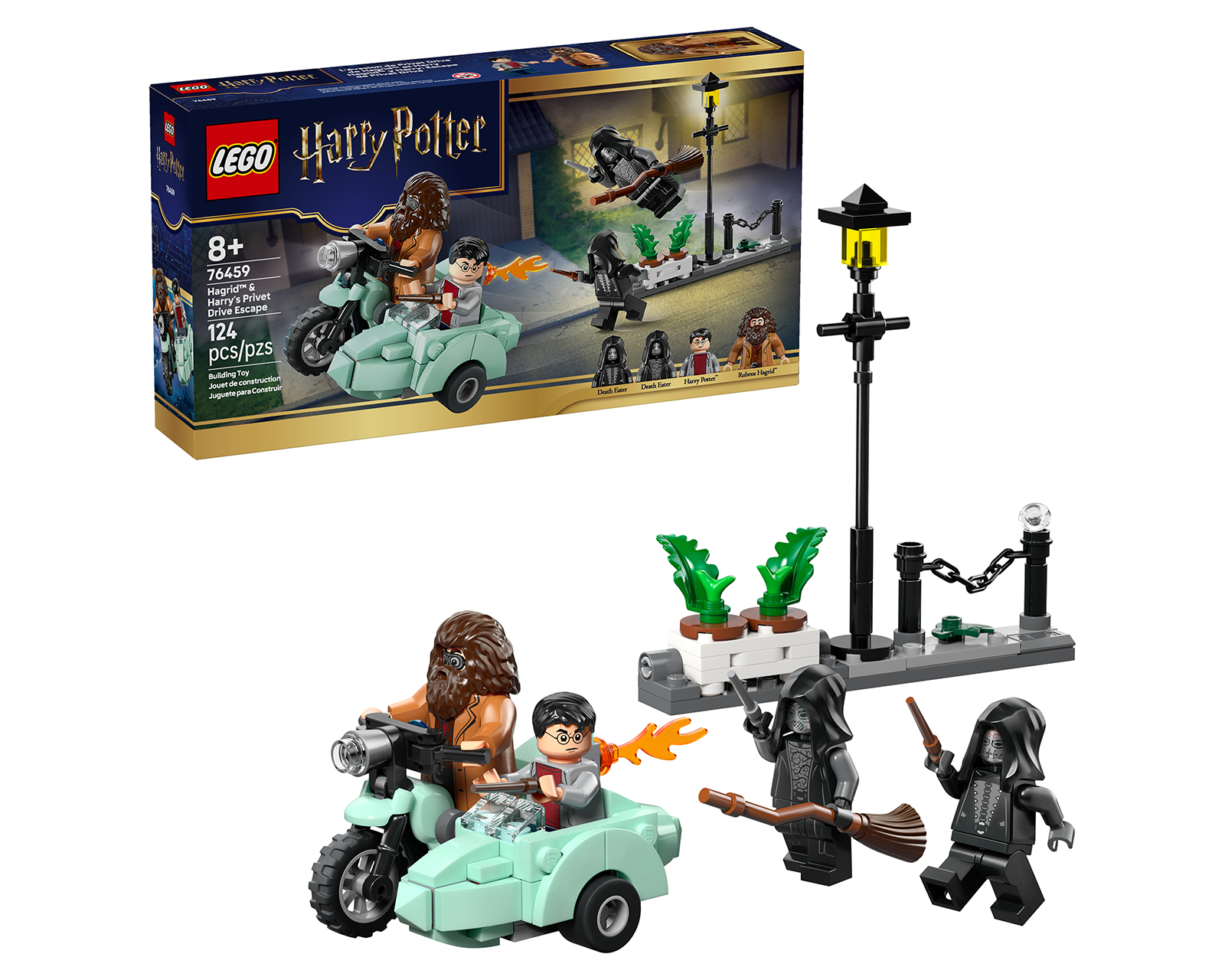Foto 2 pulgar | Foto 1 | LEGO Harry Potter Hagrid y Harry: Huida de Privet Drive