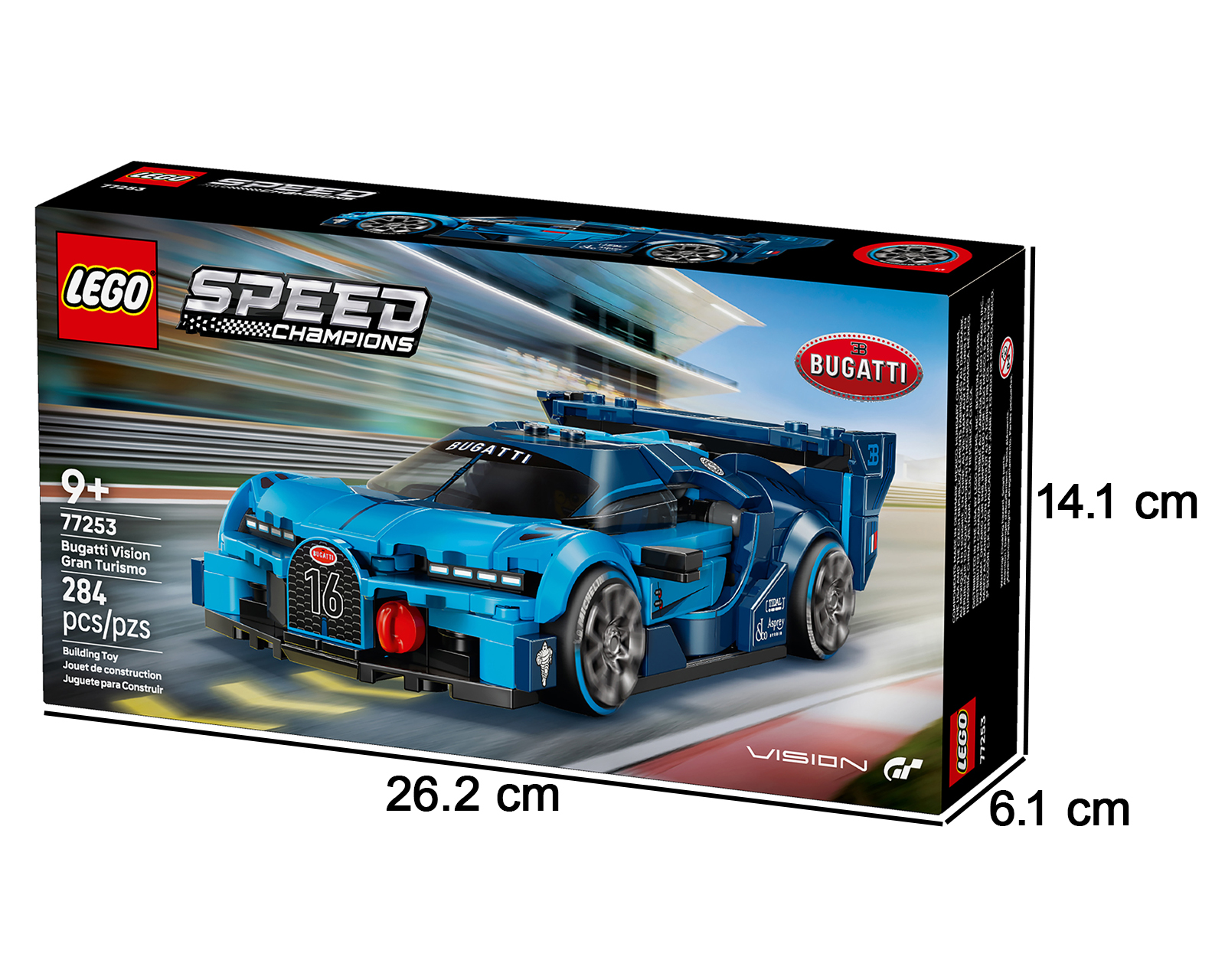 Foto 6 pulgar | Foto 5 | LEGO Speed Champions Coche Hiperdeportivo Bugatti Vision GT