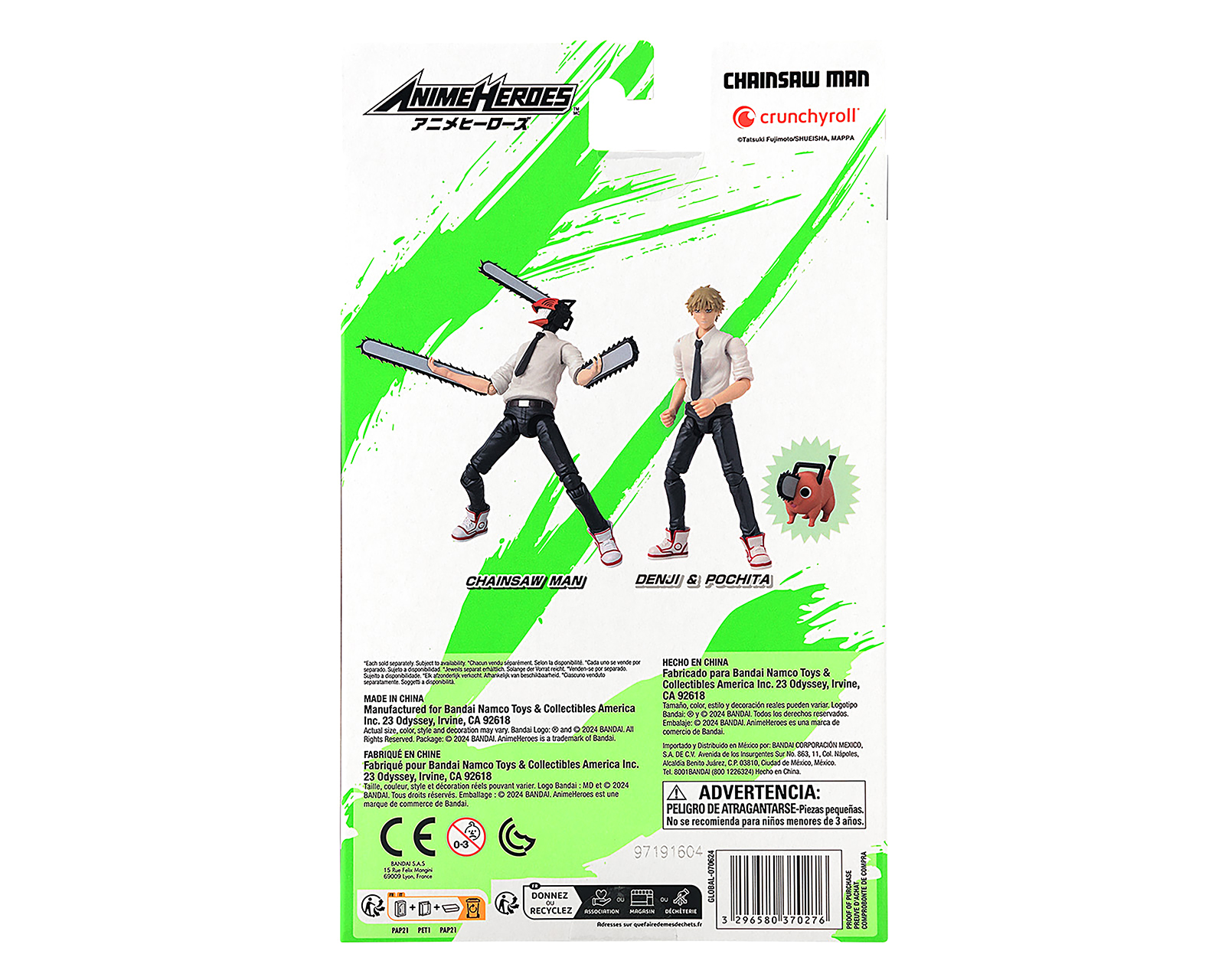 Foto 7 pulgar | Foto 6 | Denji & Pochita Figuras de Acción Anime Heroes Coleccionables