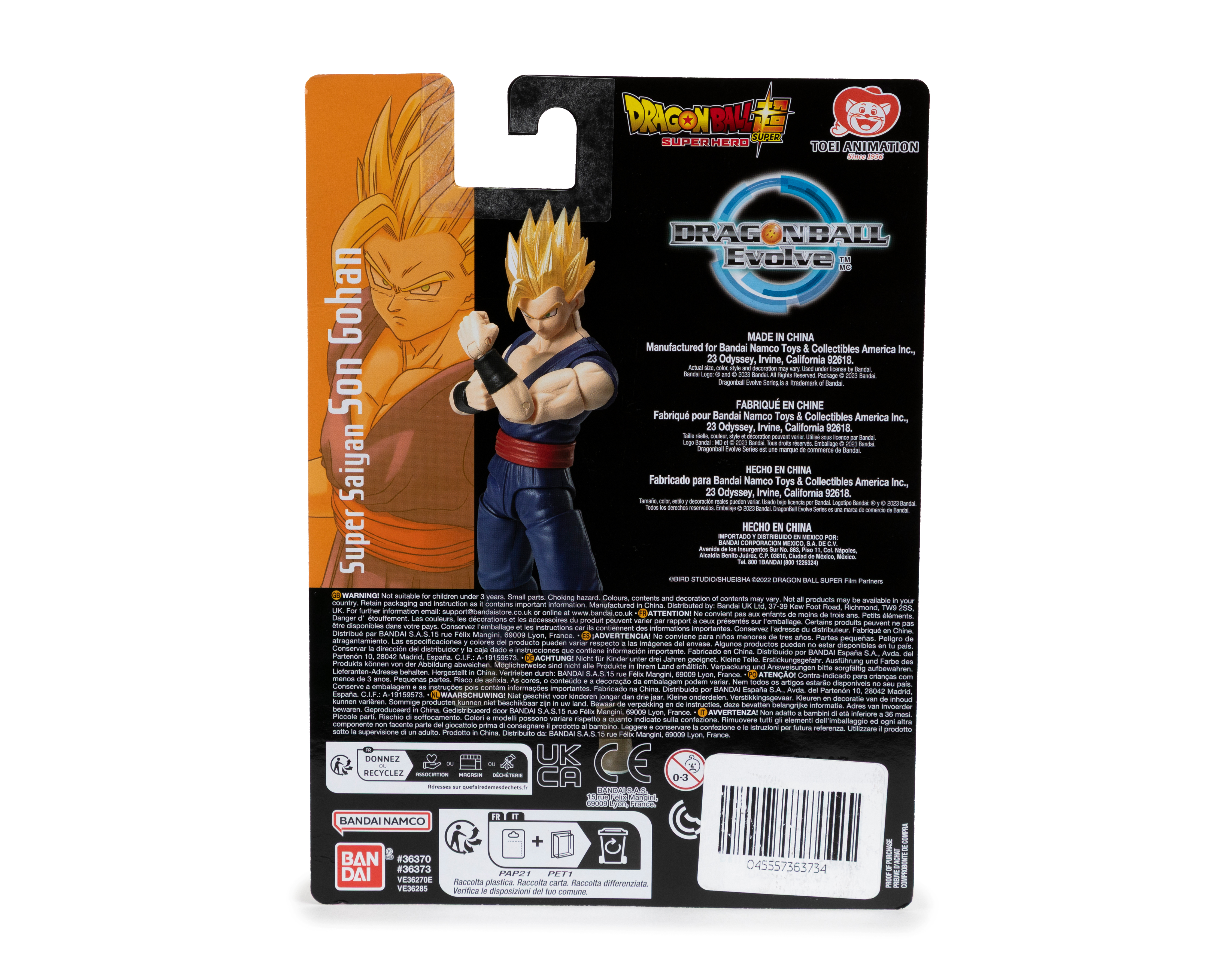 Foto 3 pulgar | Foto 2 | Super Saiyan Son Gohan Figura de Acción Dragon Ball Evolve