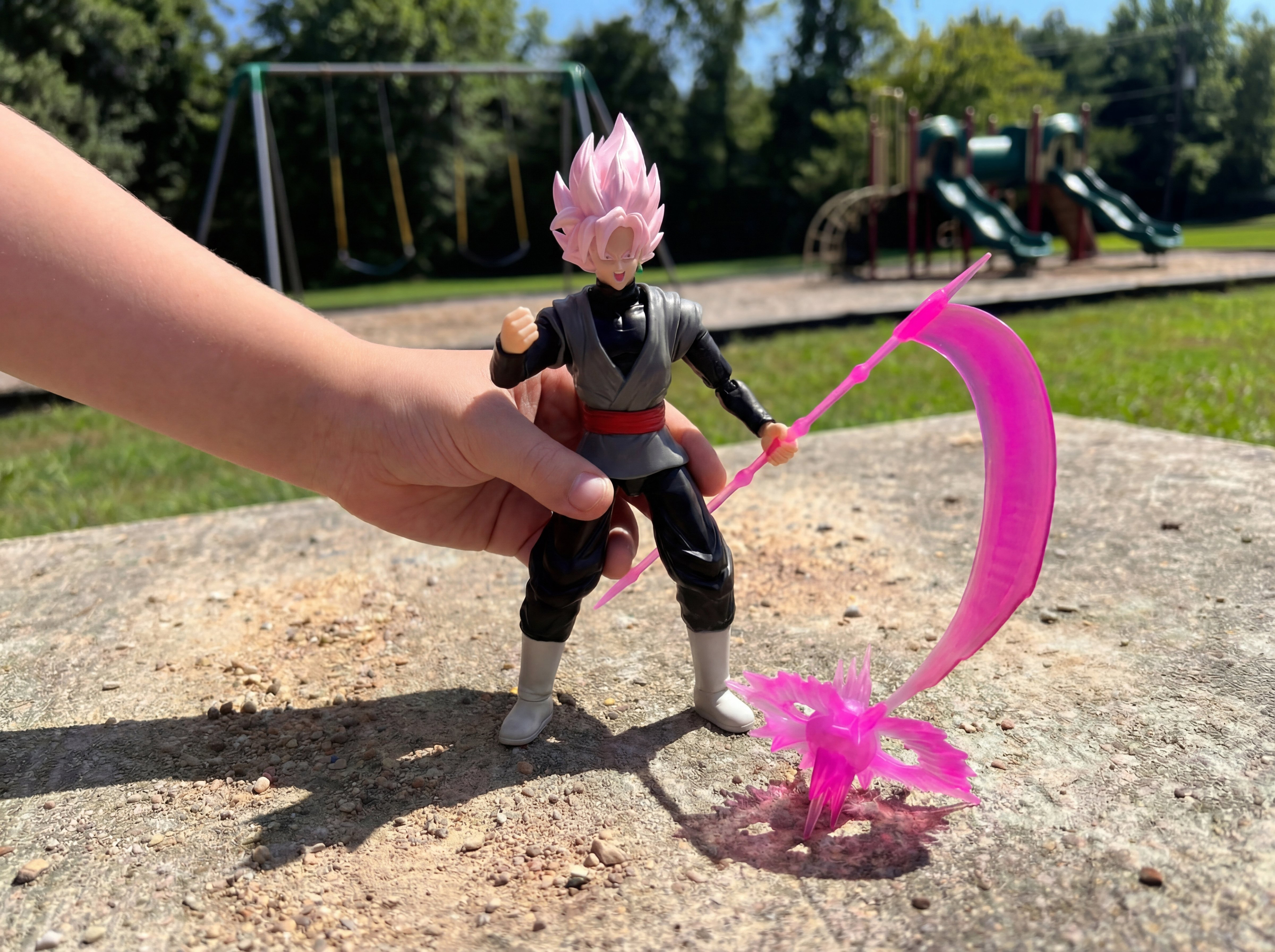 Foto 8 pulgar | Foto 7 | Goku Black Figura de Acción Dragon Ball con Accesorios
