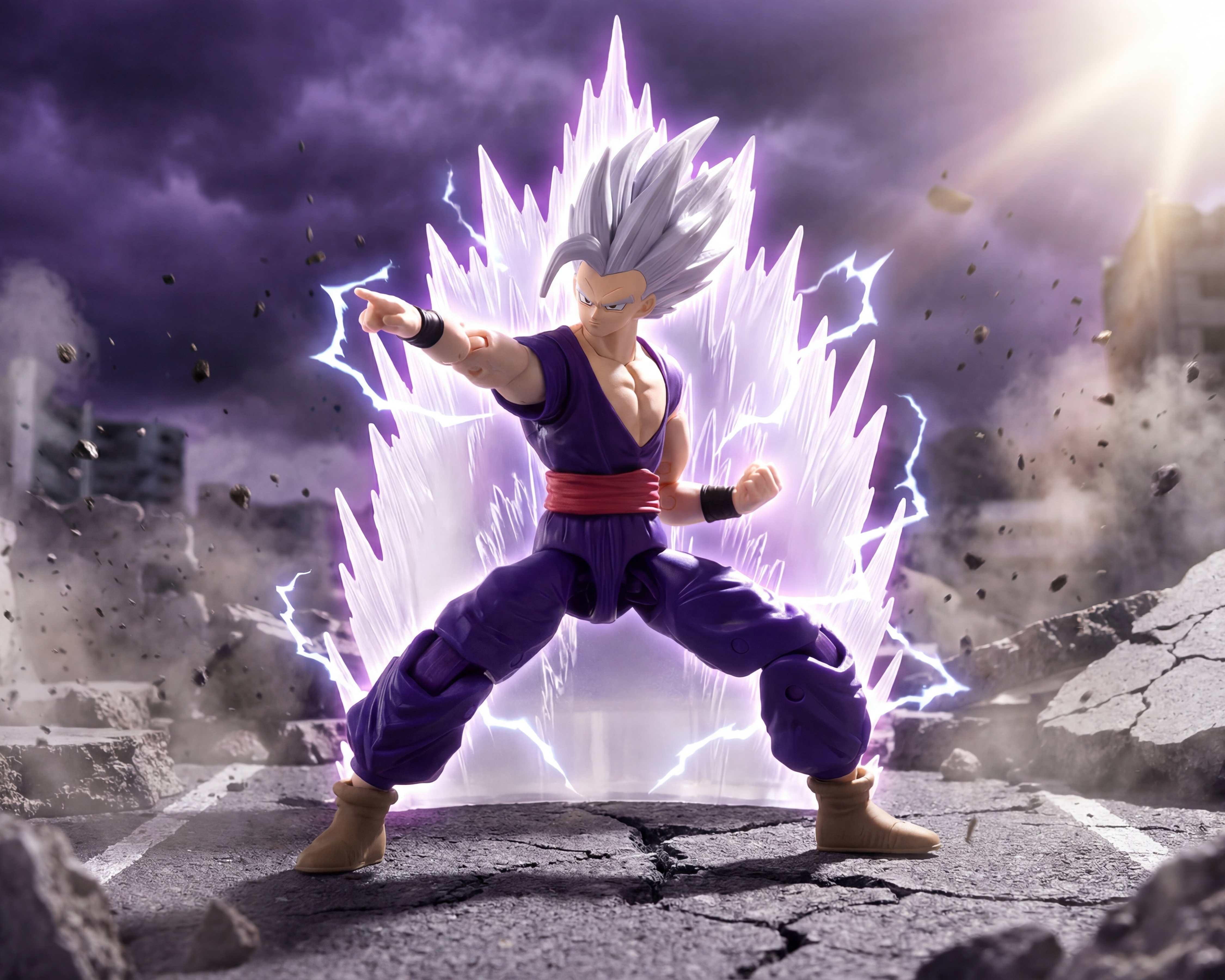 Foto 1 | Foto 0 | Son Gohan Beast Figura de Acción Dragon Ball Articulada