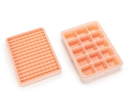 Molde para Hielo Gourmet Kitchen de Silicón 2 Piezas