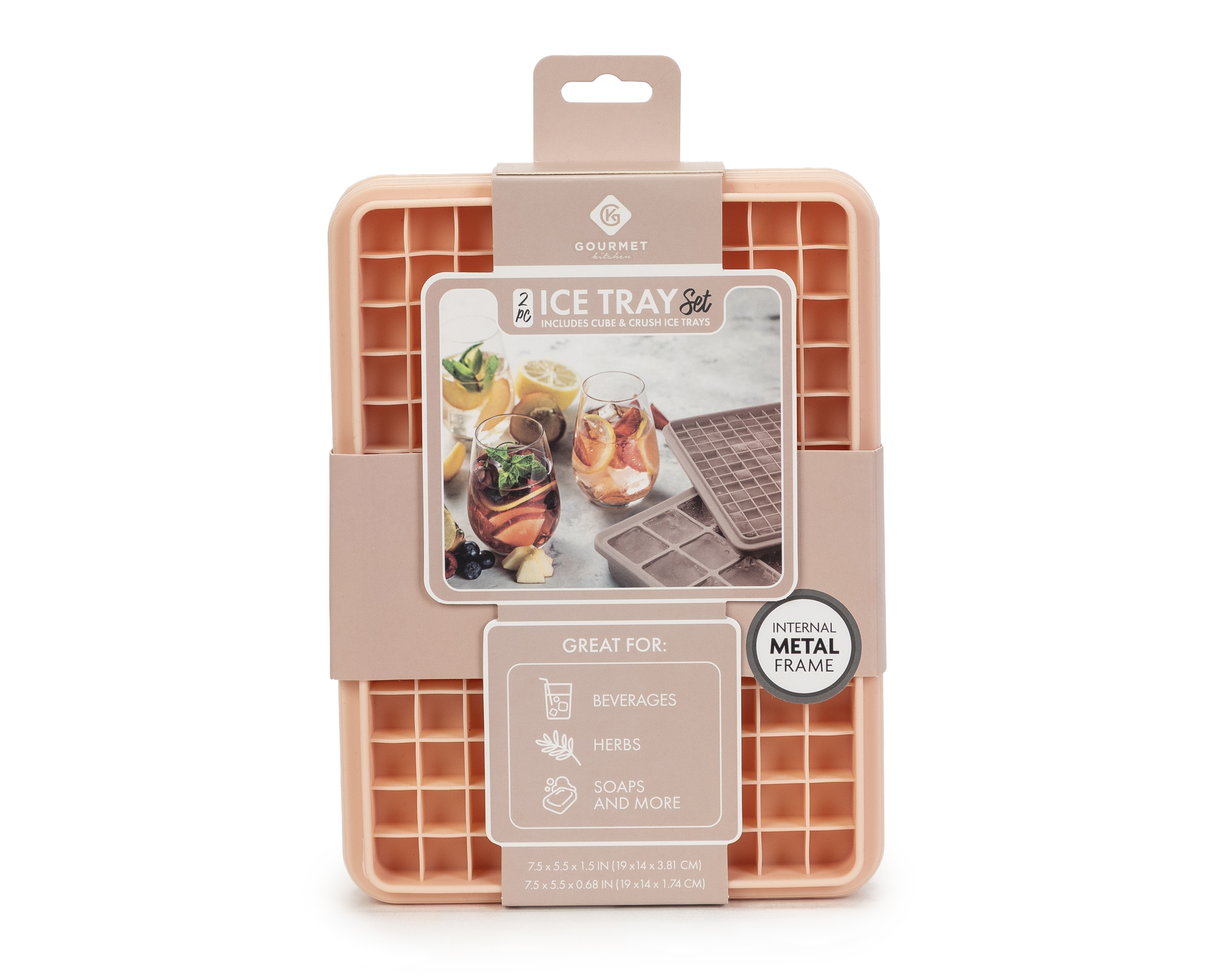 Foto 6 pulgar | Foto 5 | Molde para Hielo Gourmet Kitchen de Silicón 2 Piezas