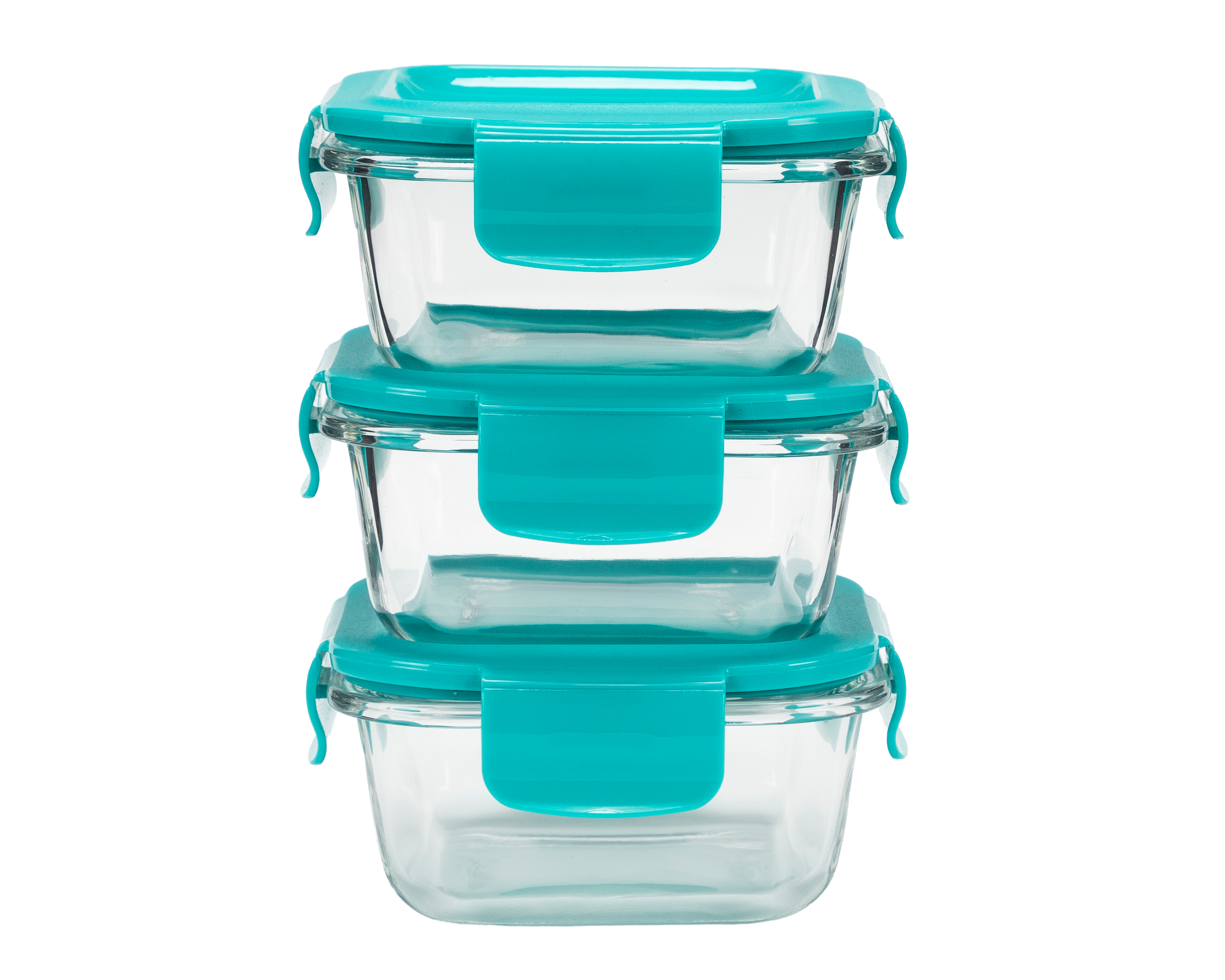 Contenedor de Vidrio Gourmet Kitchen 340 ml 3 Piezas