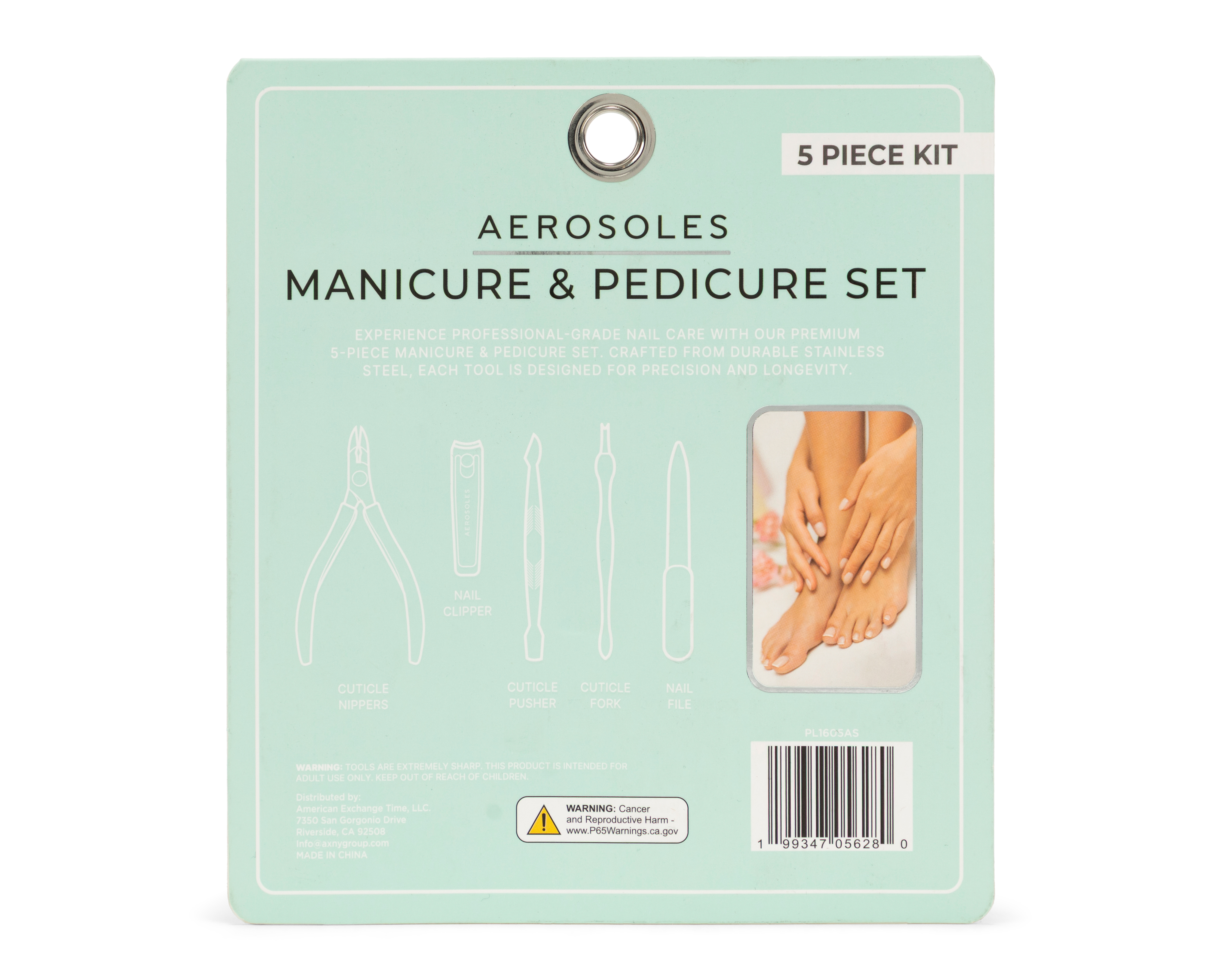 Foto 2 | Foto 2 | Kit de Manicura y Pedicura Aerosoles 5 Piezas