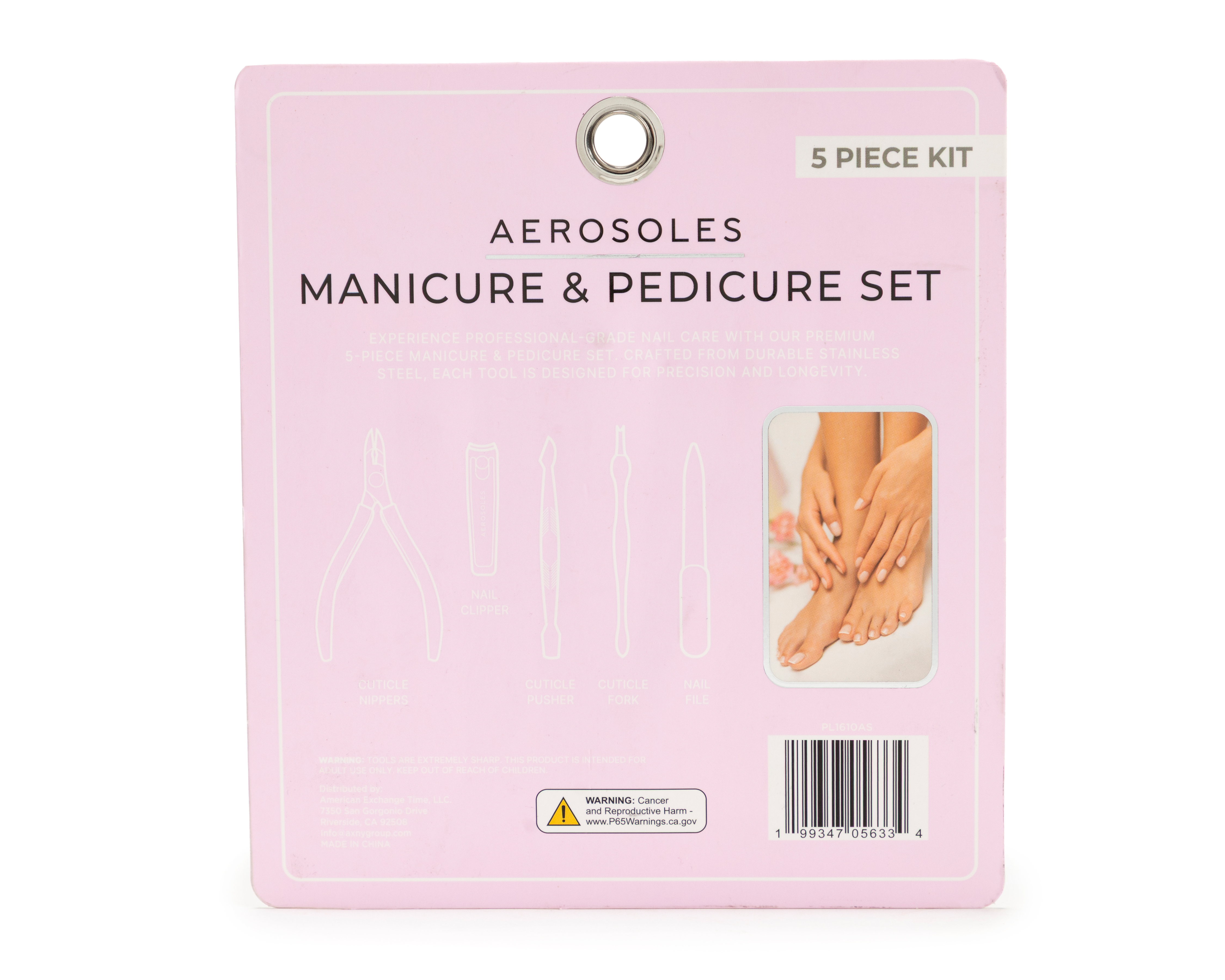 Foto 2 | Foto 2 | Kit de Manicura y Pedicura Aerosoles 5 Piezas