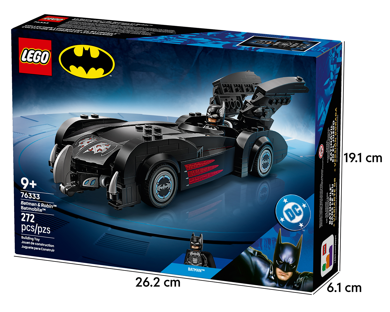 Foto 6 pulgar | Foto 5 | LEGO Batman: Batmóvil de Batman y Robin