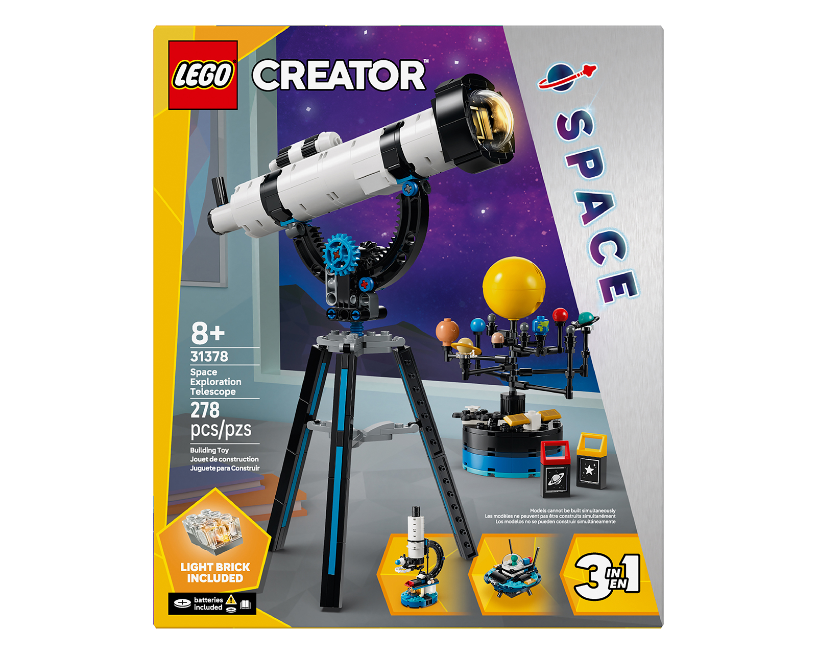 Foto 3 pulgar | Foto 2 | LEGO Creator: Telescopio de Exploración Espacial