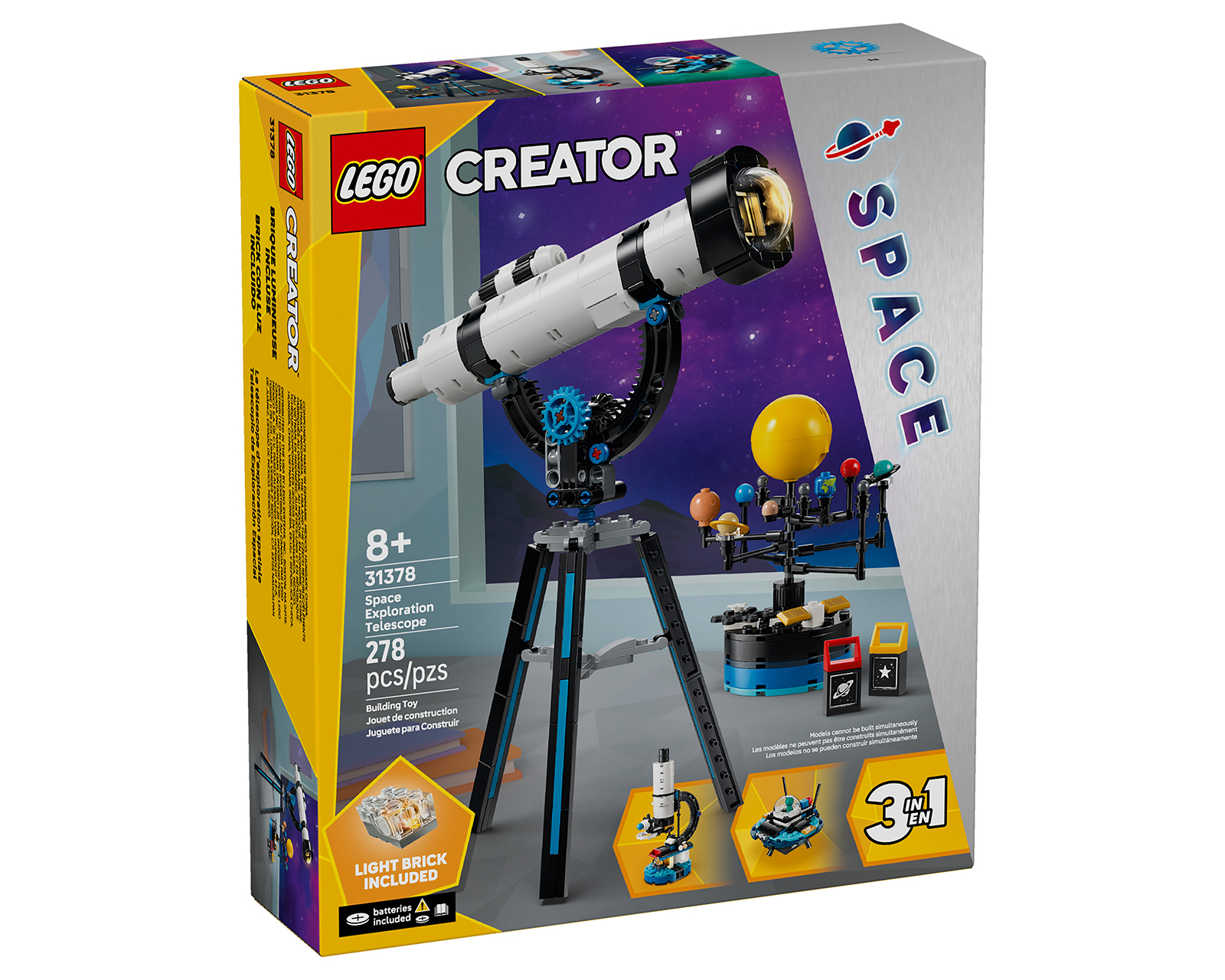 Foto 5 pulgar | Foto 4 | LEGO Creator: Telescopio de Exploración Espacial