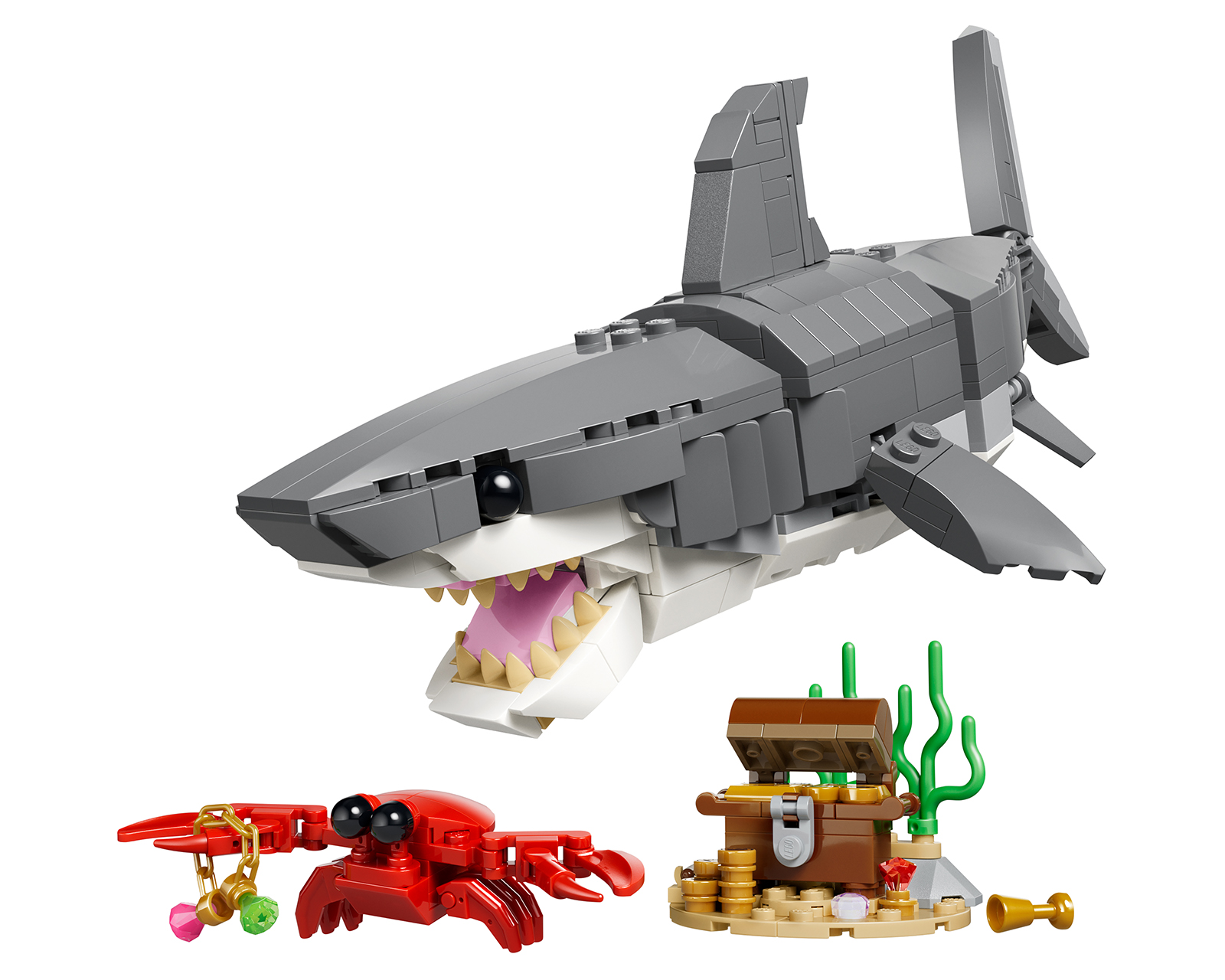 Foto 3 | Foto 3 | LEGO Creator: Feroz Tiburón con Cofre del Tesoro