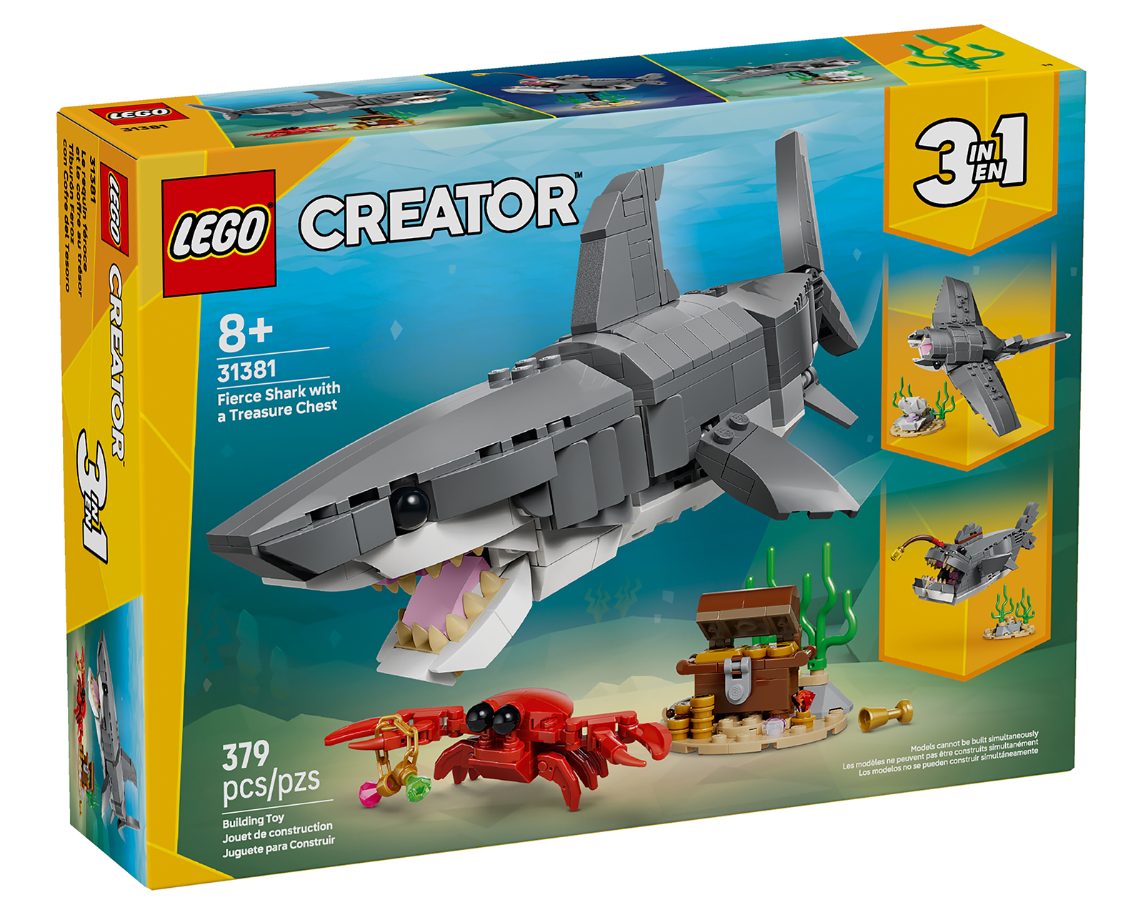 Foto 4 | Foto 4 | LEGO Creator: Feroz Tiburón con Cofre del Tesoro