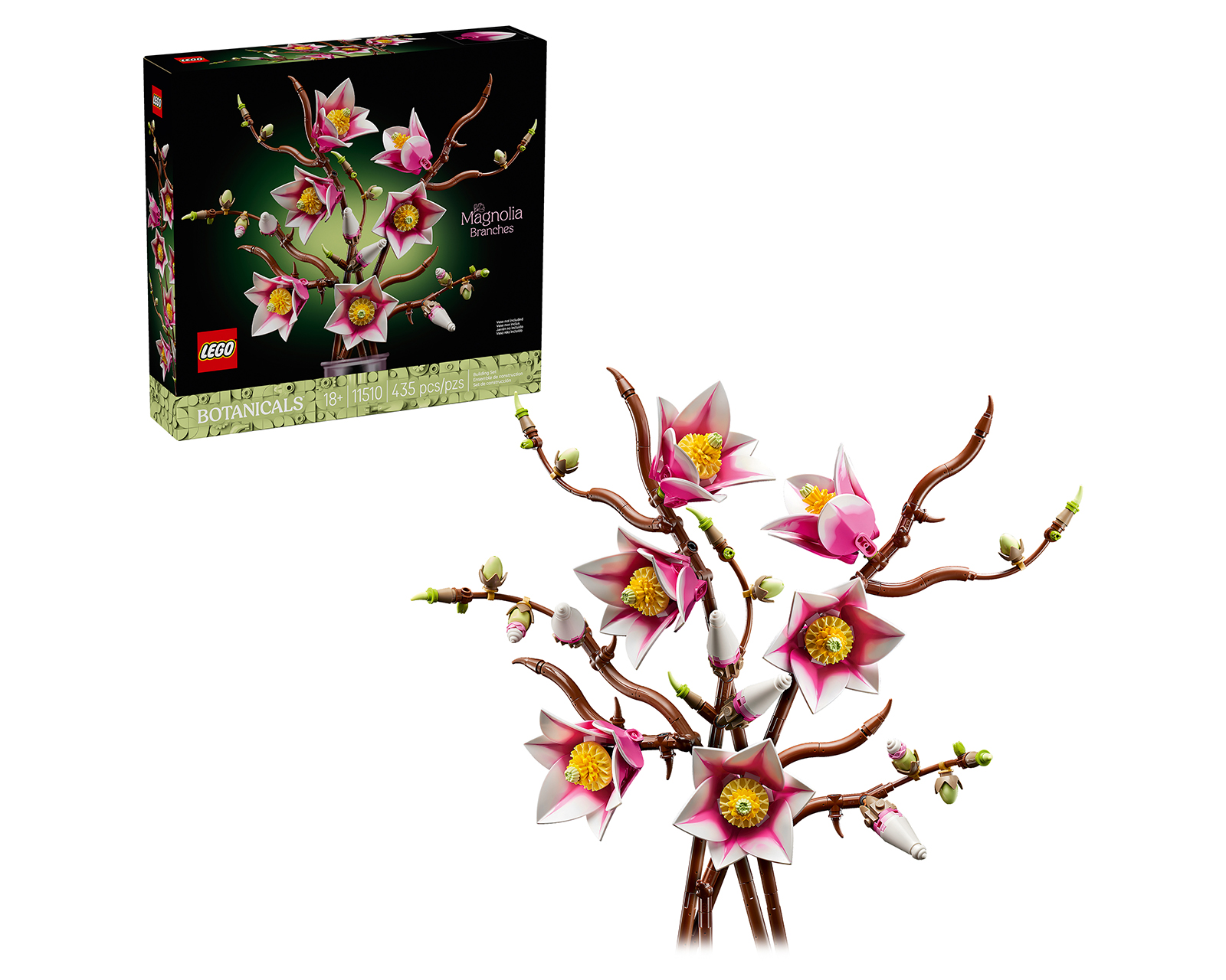 Foto 1 | Foto 1 | LEGO The Botanical Collection: Ramas de Magnolia