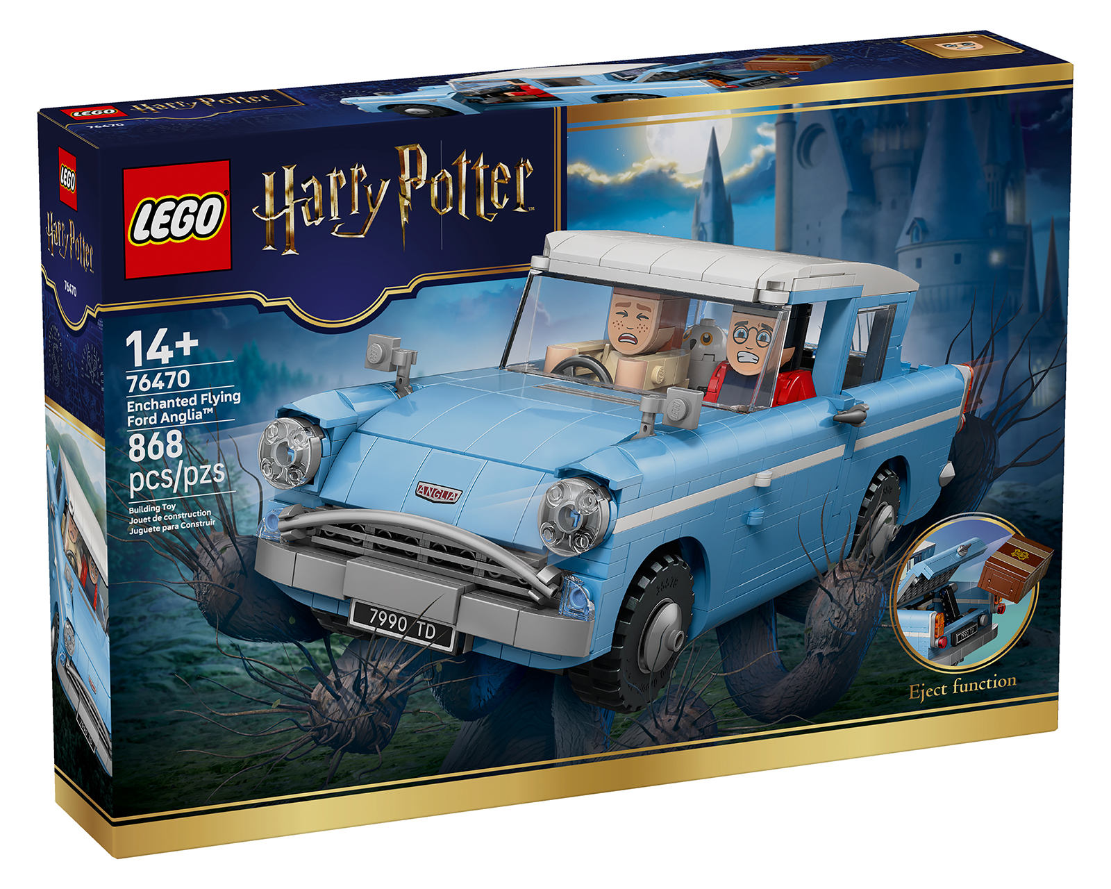 Foto 5 pulgar | Foto 4 | LEGO Harry Potter: Ford Anglia Volador Encantado