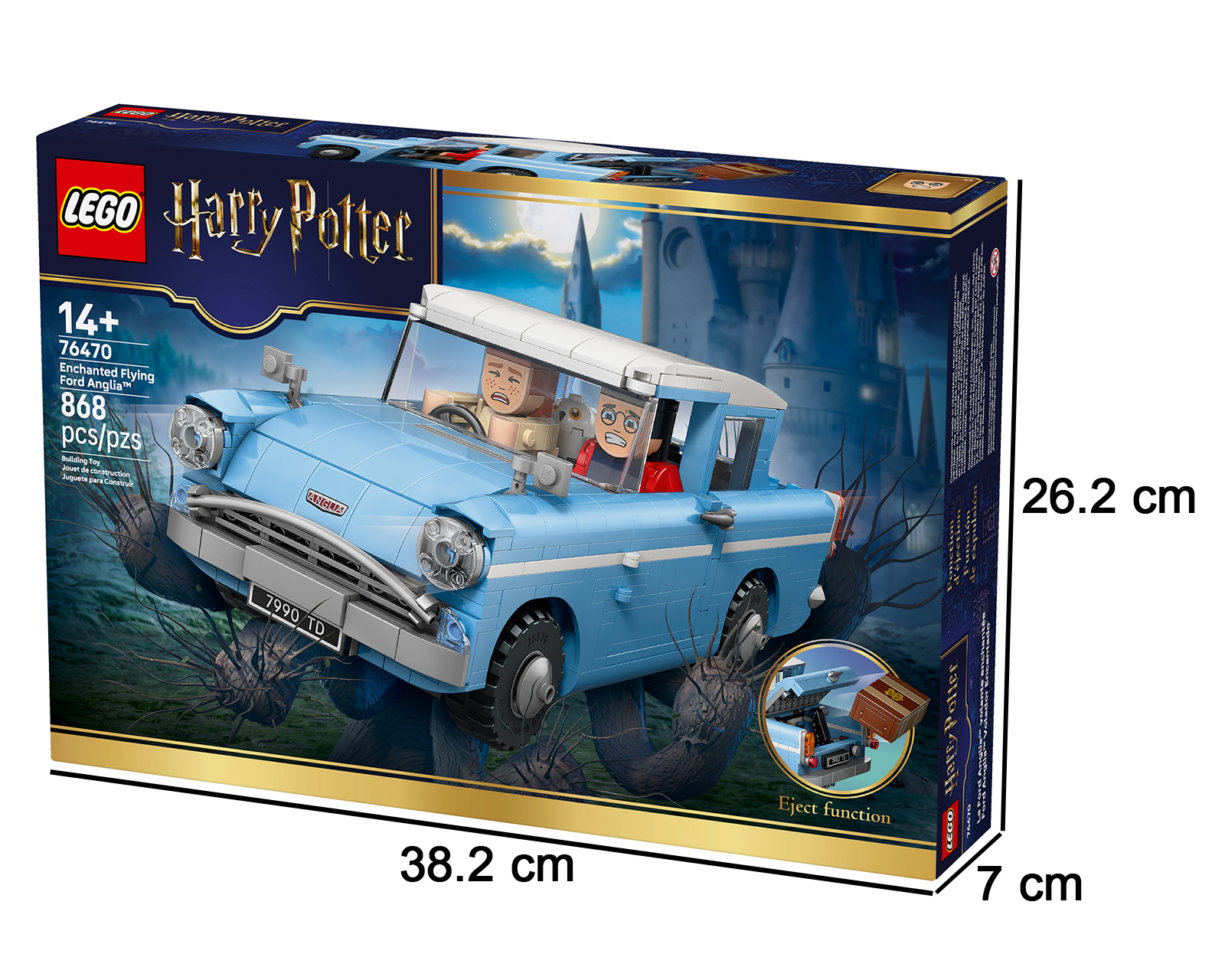 Foto 6 pulgar | Foto 5 | LEGO Harry Potter: Ford Anglia Volador Encantado