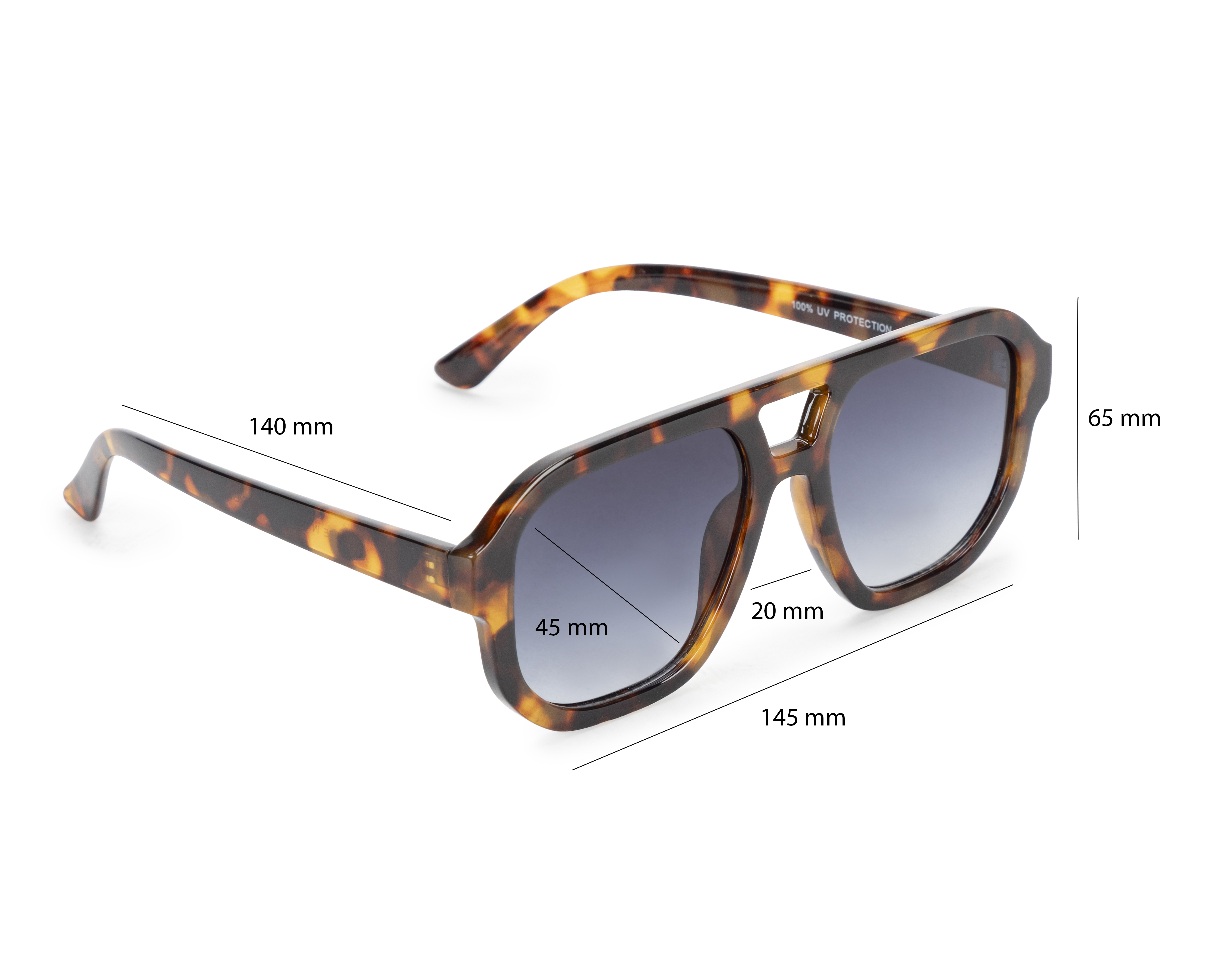 Foto 6 pulgar | Foto 5 | Lentes de Sol para Mujer Cuadrados Balboa T/SM Cafés