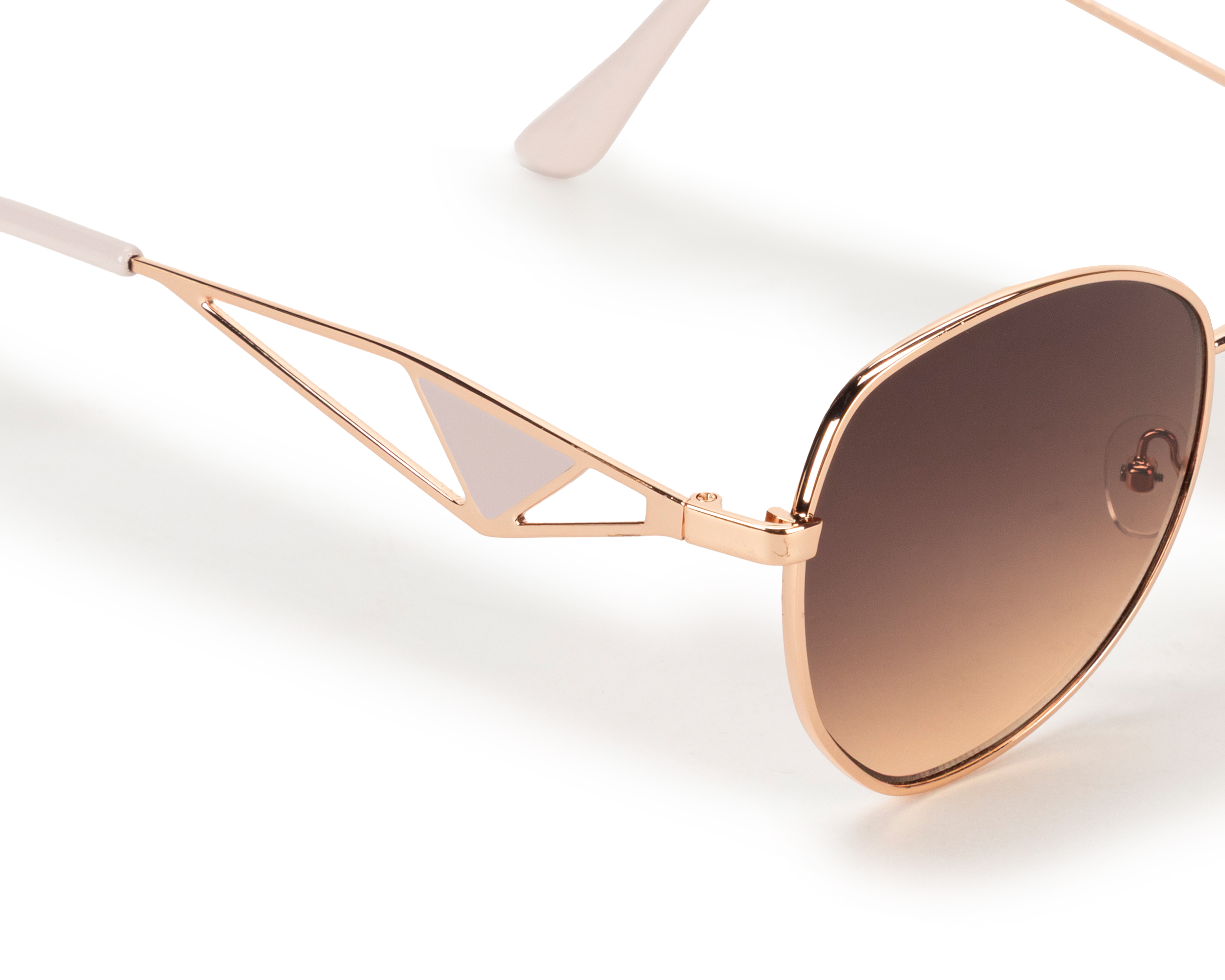 Foto 5 pulgar | Foto 4 | Lentes de Sol para Mujer Redondos High Society RGD Dorados