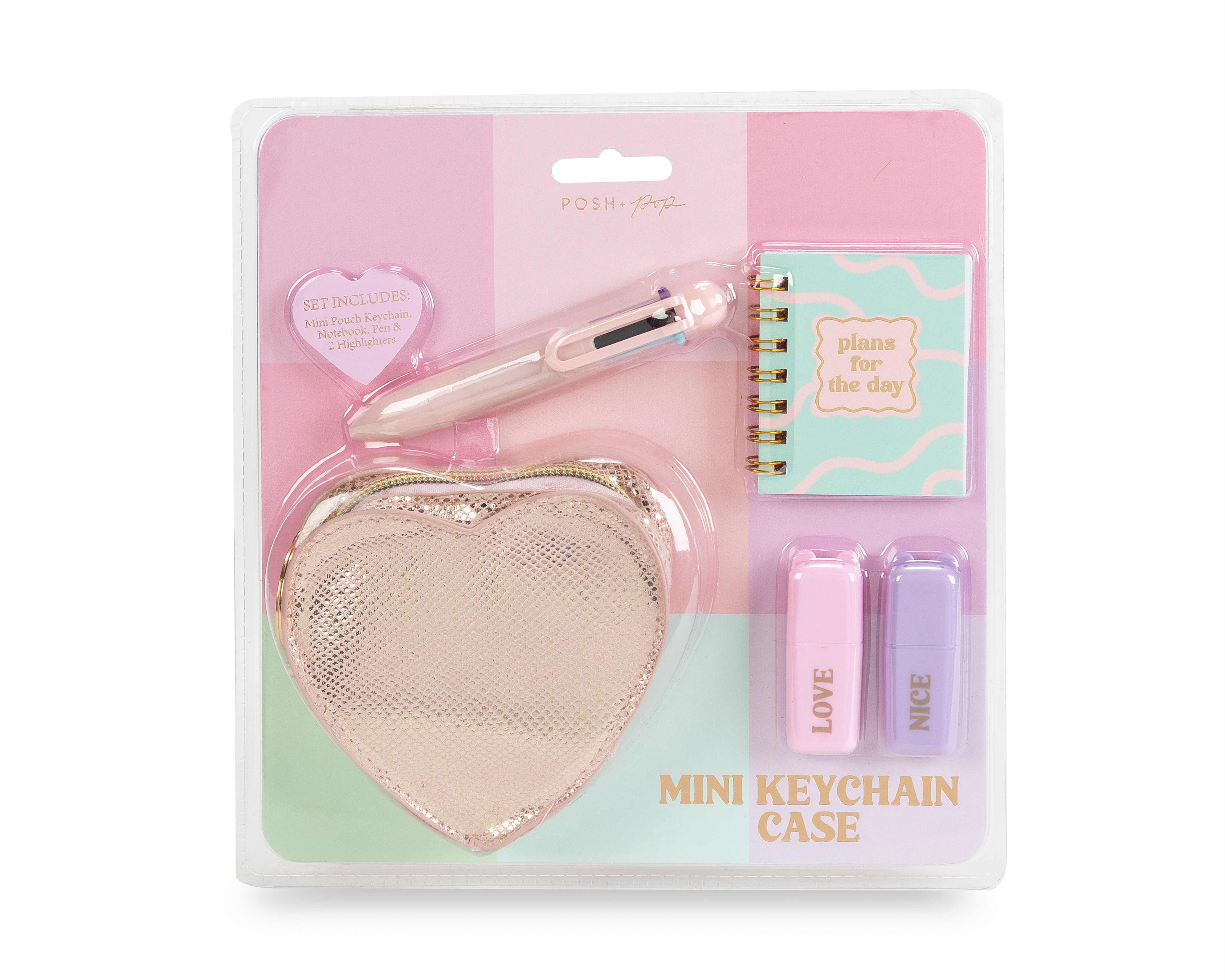 Monedero de Corazón Posh & Pop con Accesorios