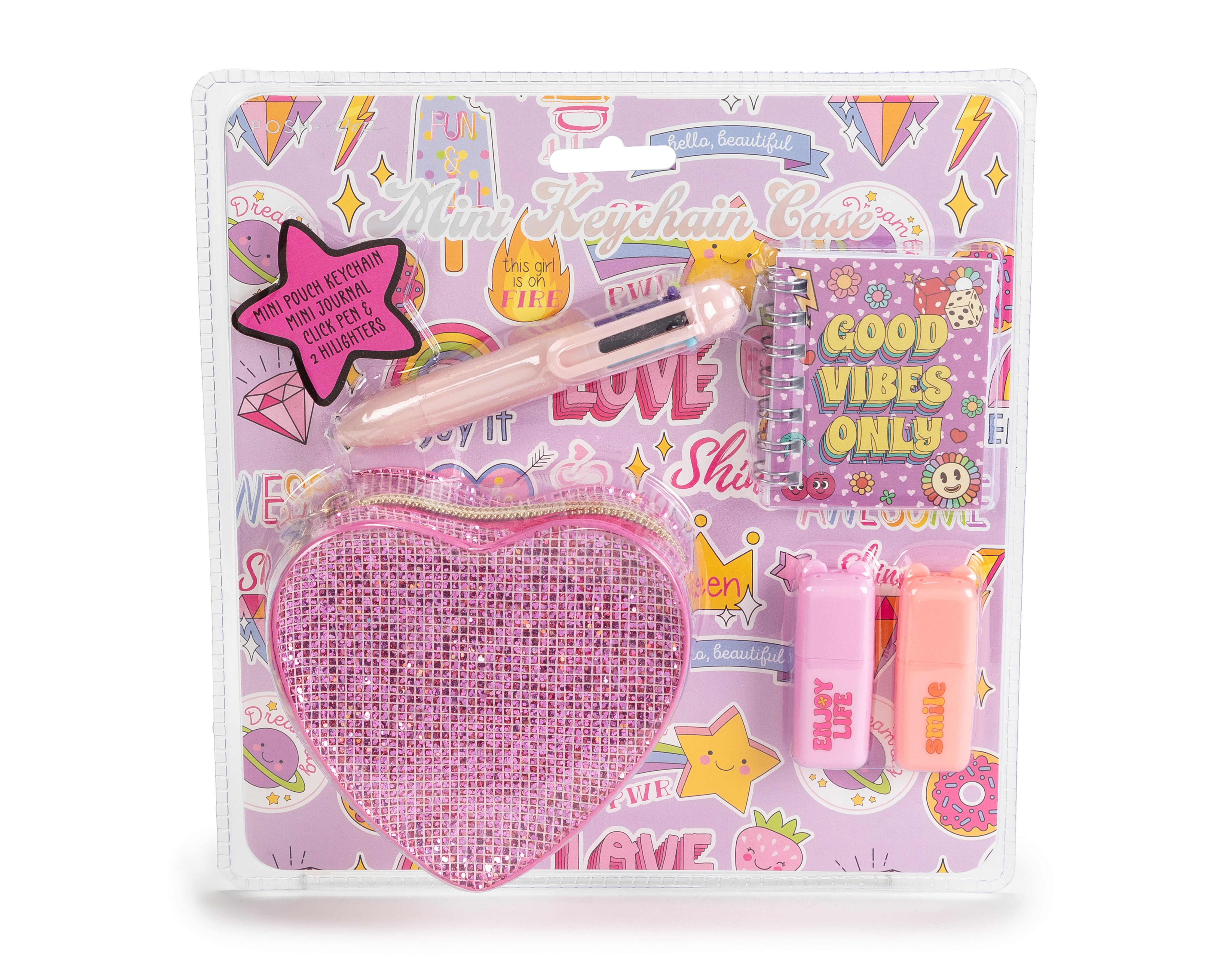 Monedero de Corazón Posh&pop con Accesorios