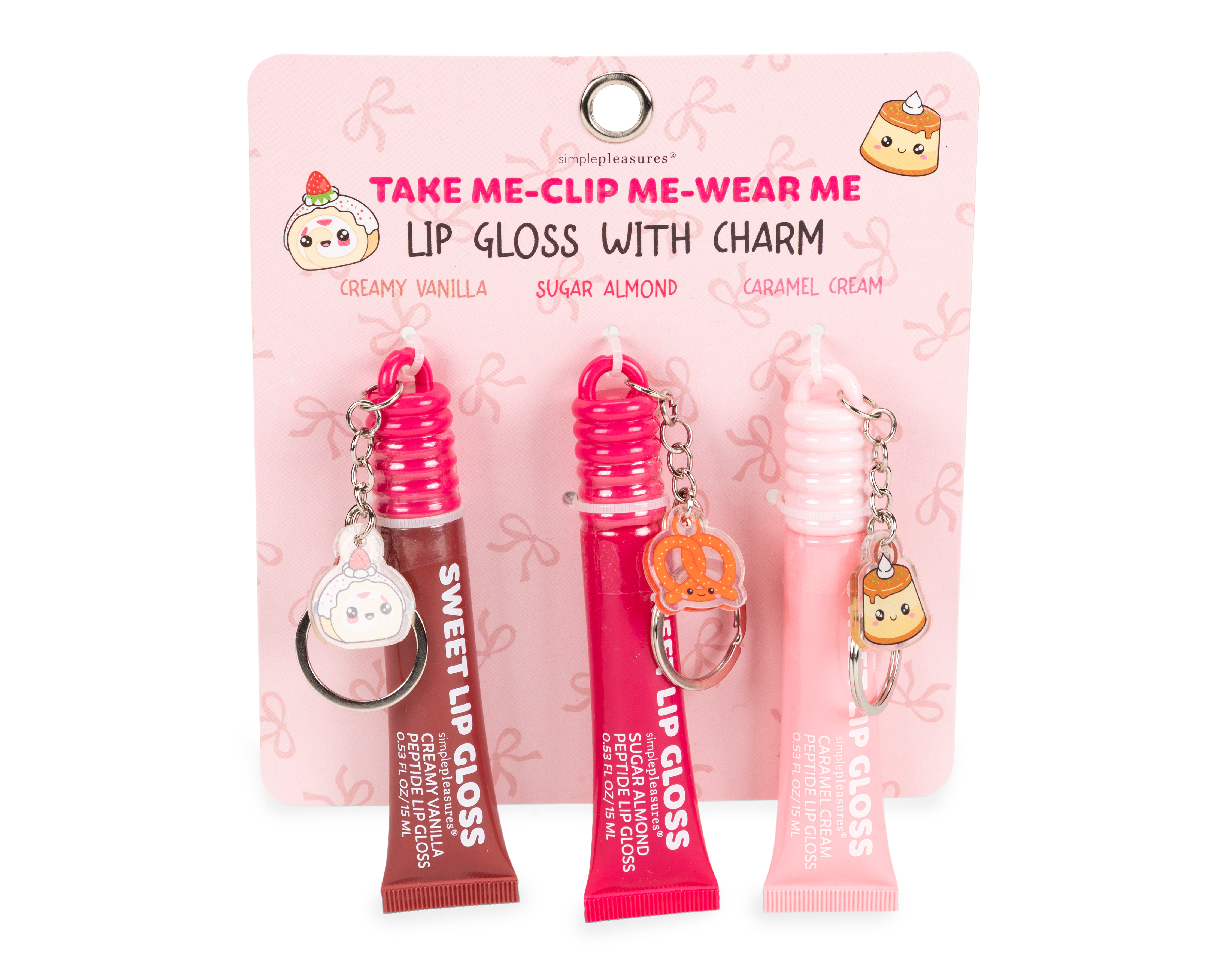 Brillo Labial Simple Pleasures 3 Piezas