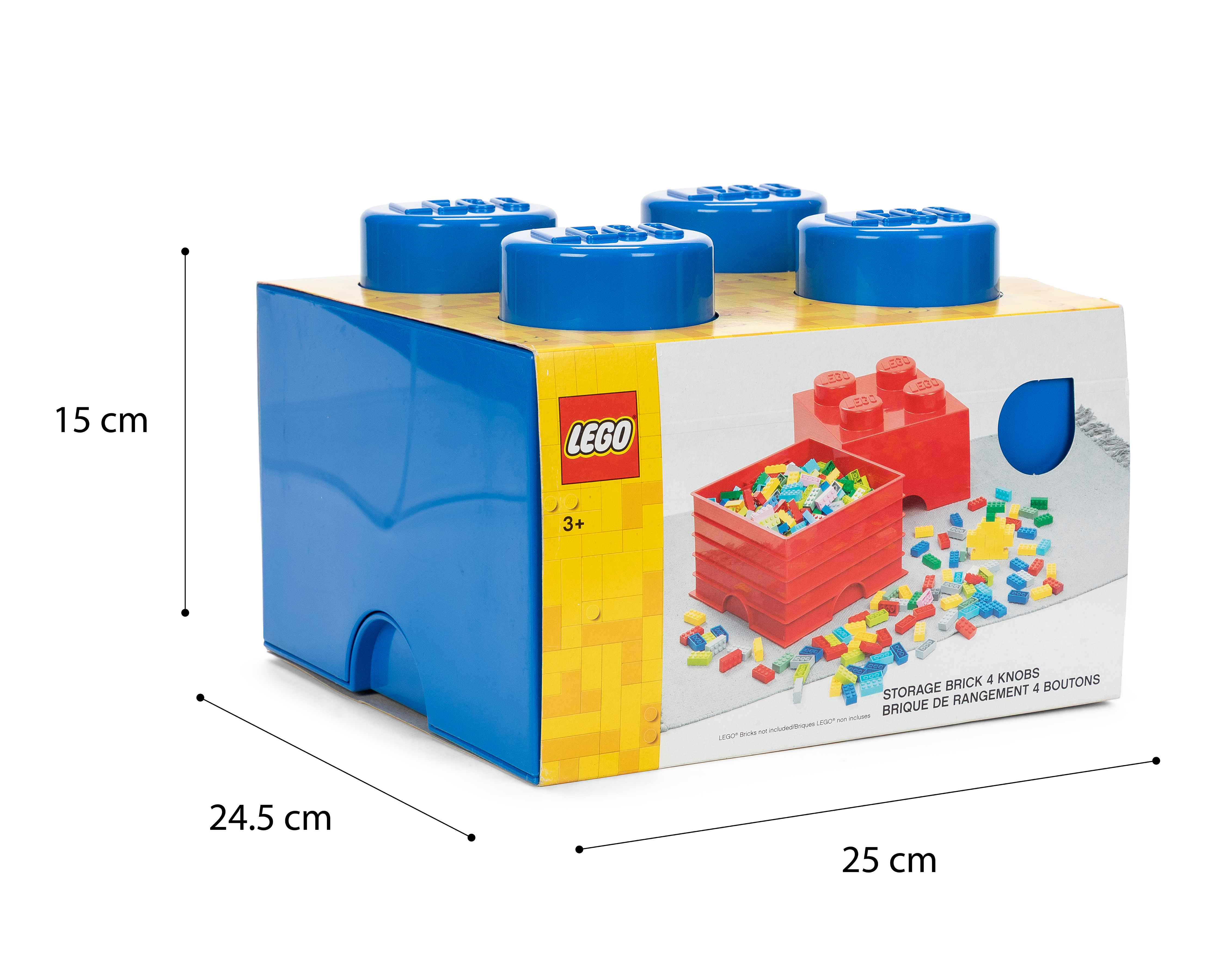 Foto 3 | Foto 3 | Ladrillo de Almacenamiento LEGO de 4 Espigas