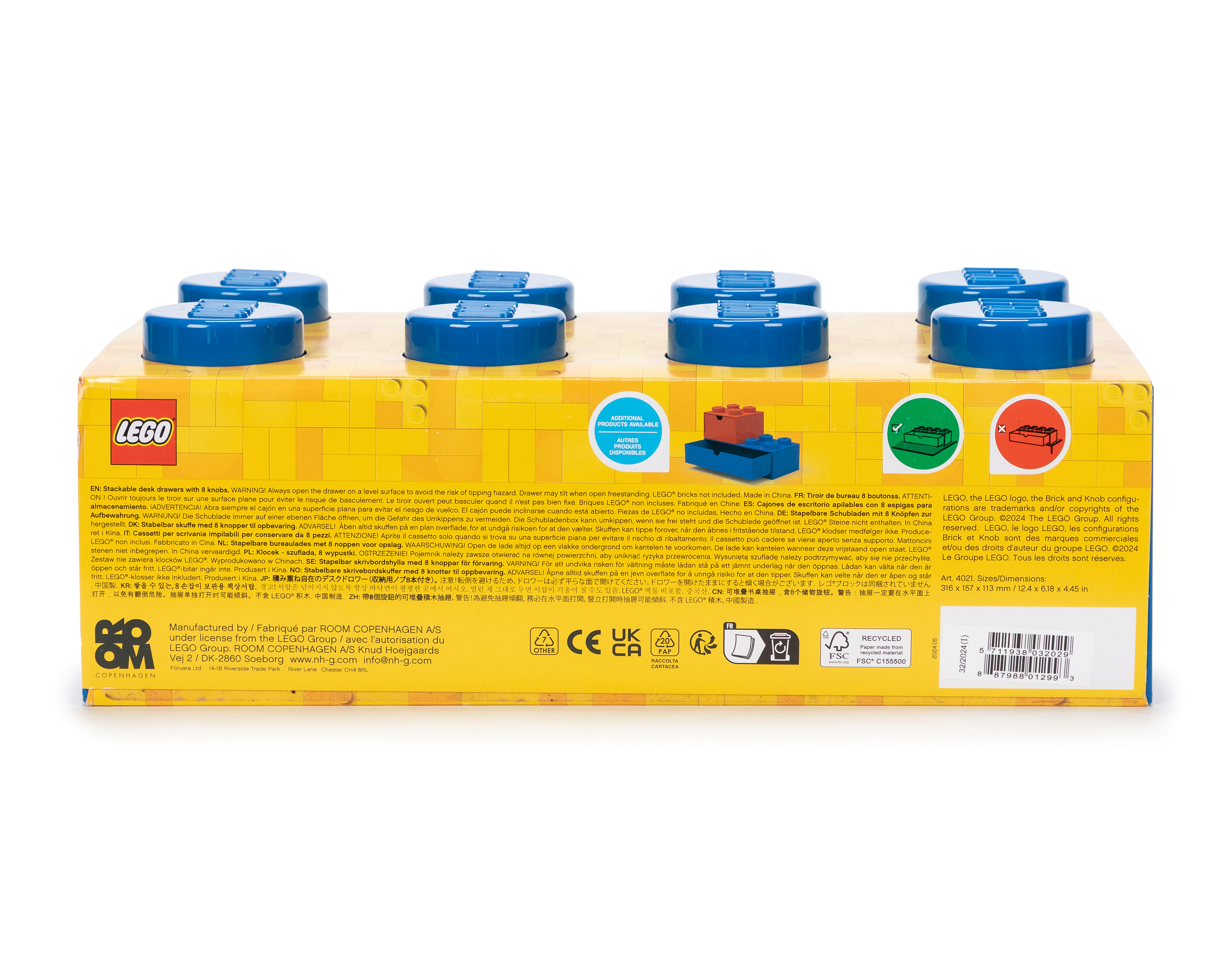 Foto 2 | Foto 2 | LEGO: Cajón de Escritorio de 8 Espigas