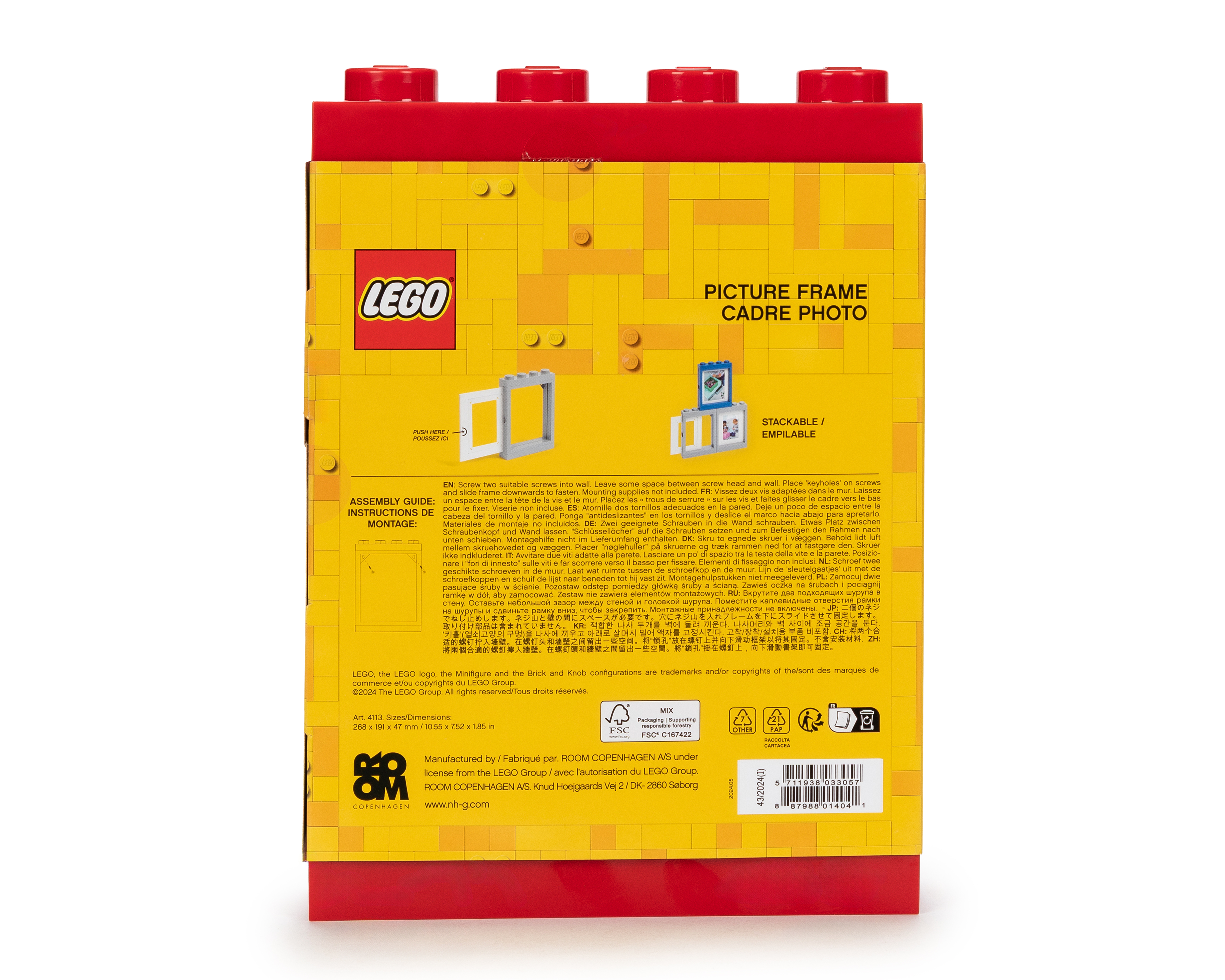 Foto 2 | Foto 2 | Portarretrato de Plástico LEGO 5 x 7 Pulgadas