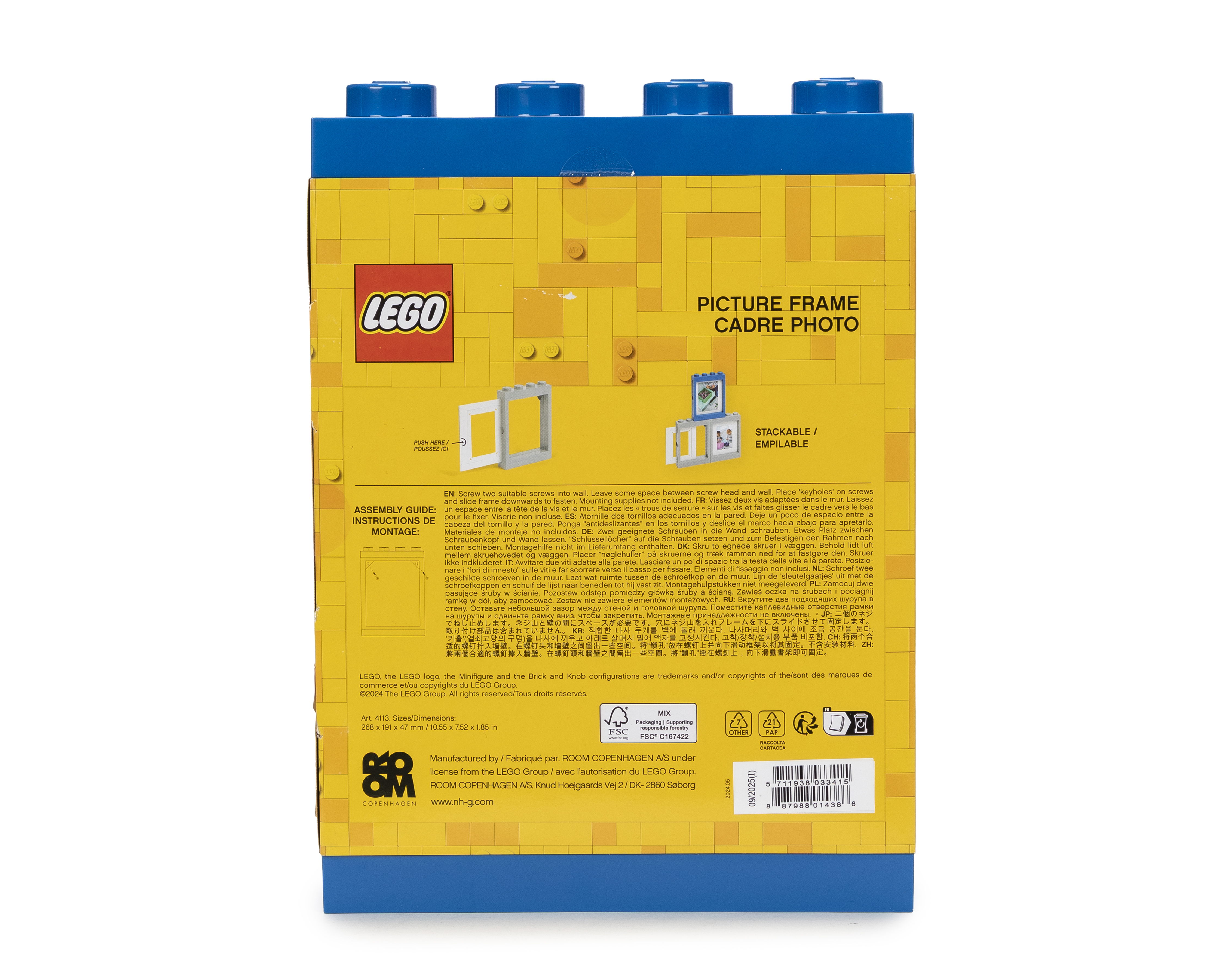 Foto 3 pulgar | Foto 2 | LEGO: Portarretrato de Bloques de Construcción