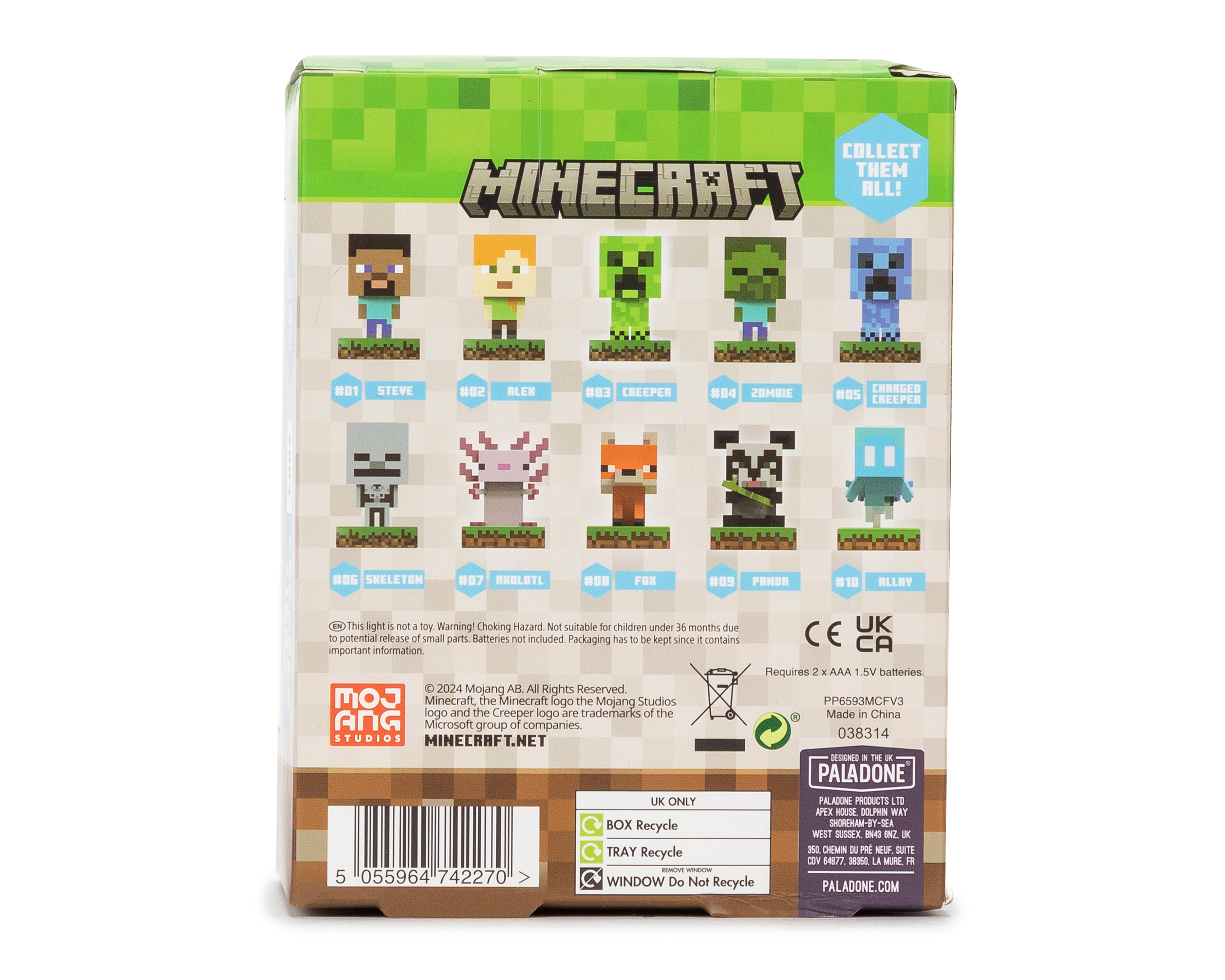 Foto 5 pulgar | Foto 4 | Lámpara de Escritorio Creeper Minecraft