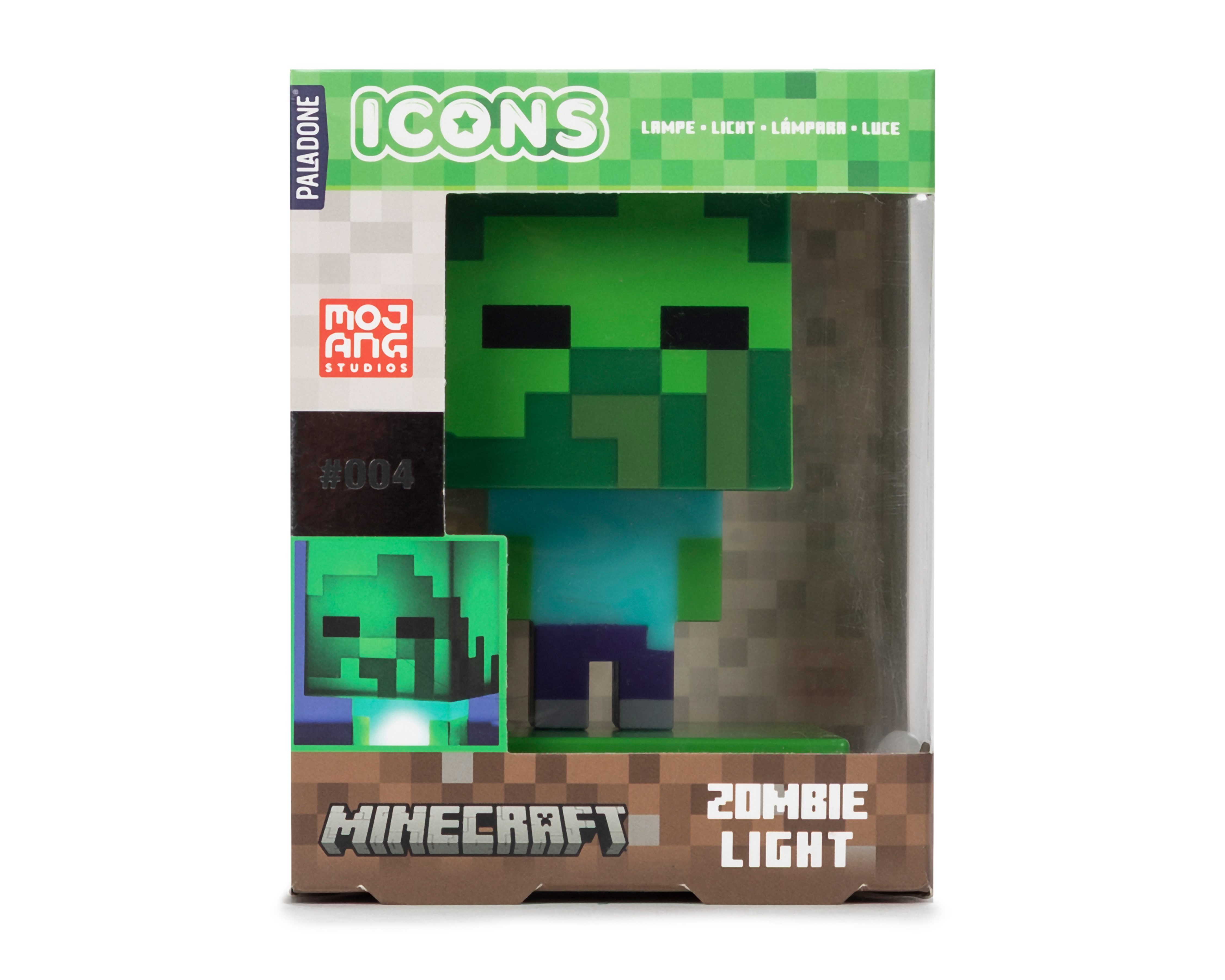 Foto 3 | Foto 3 | Lámpara de Escritorio Zombie Minecraft