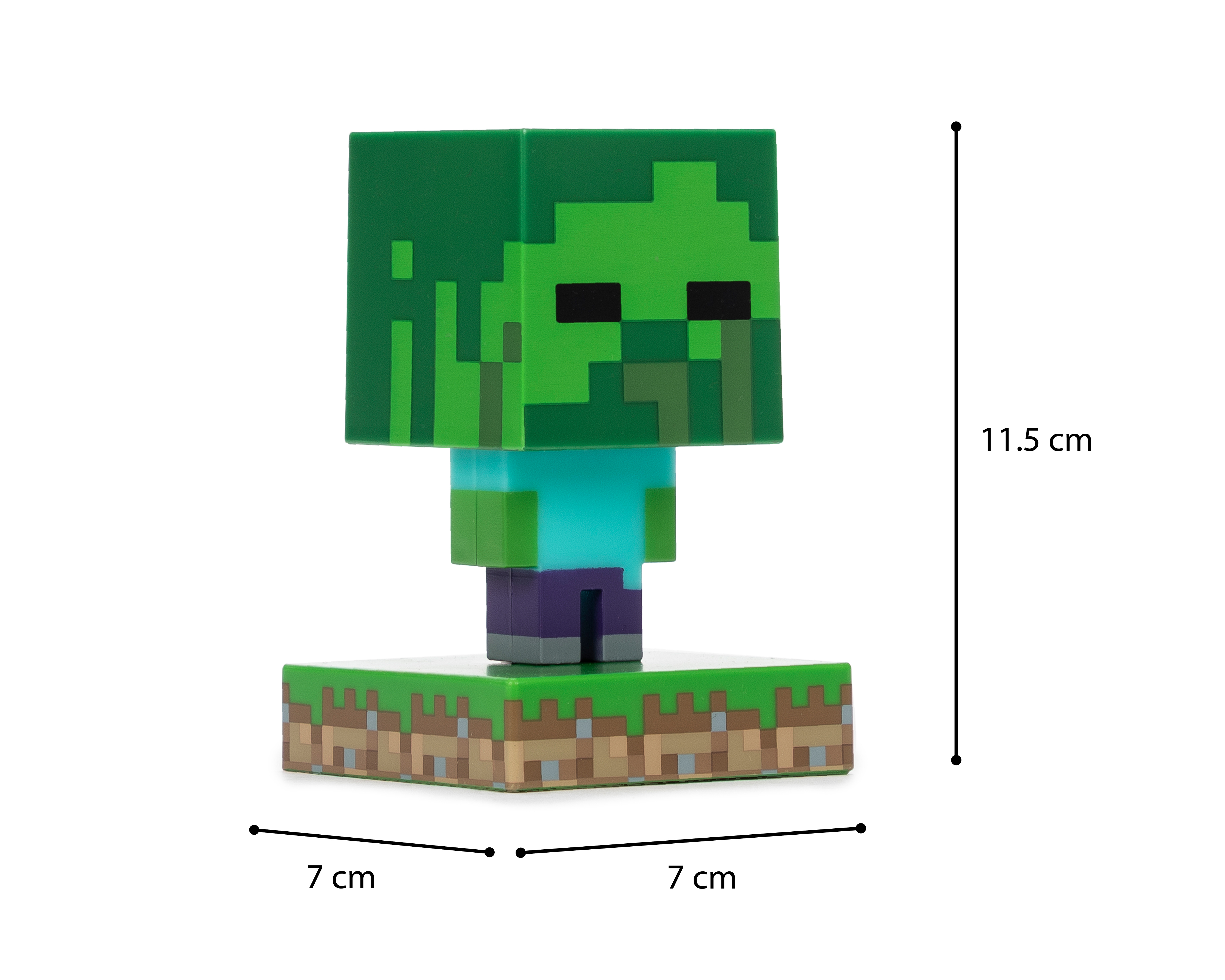 Foto 5 | Foto 5 | Lámpara de Escritorio Zombie Minecraft