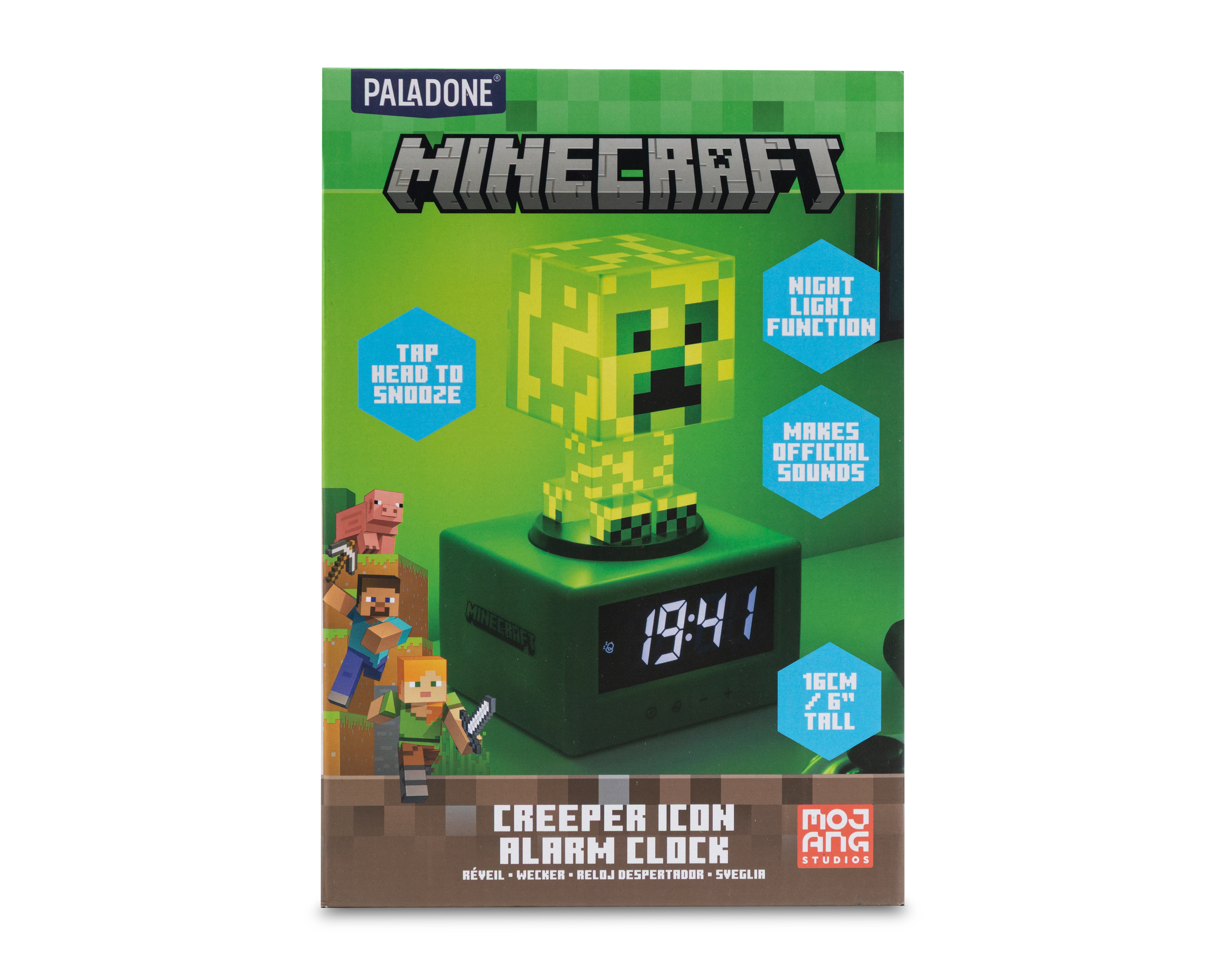 Foto 4 pulgar | Foto 3 | Figura de Creeper Minecraft con Reloj