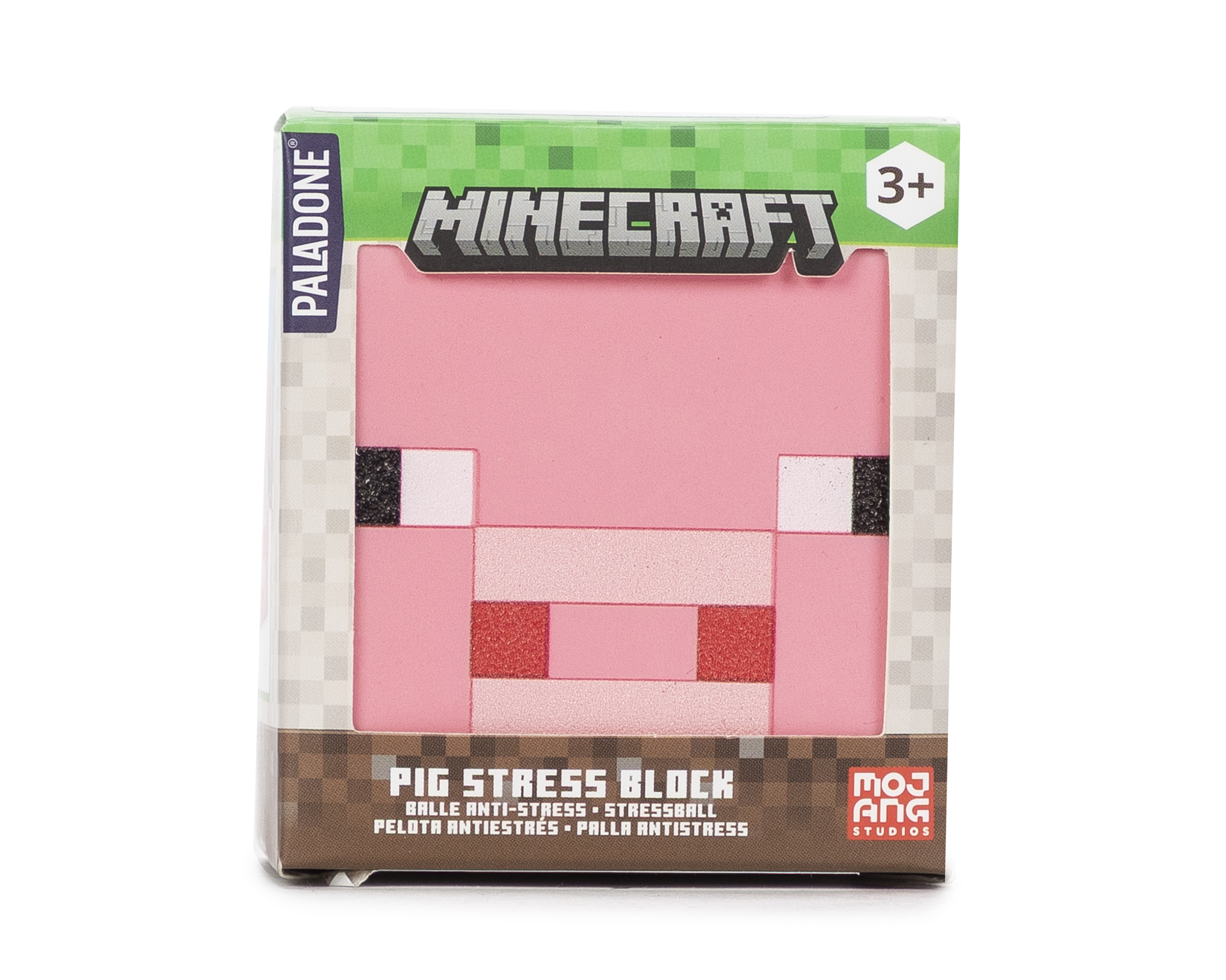 Foto 4 pulgar | Foto 3 | Pelota Antiestrés Minecraft Rosa
