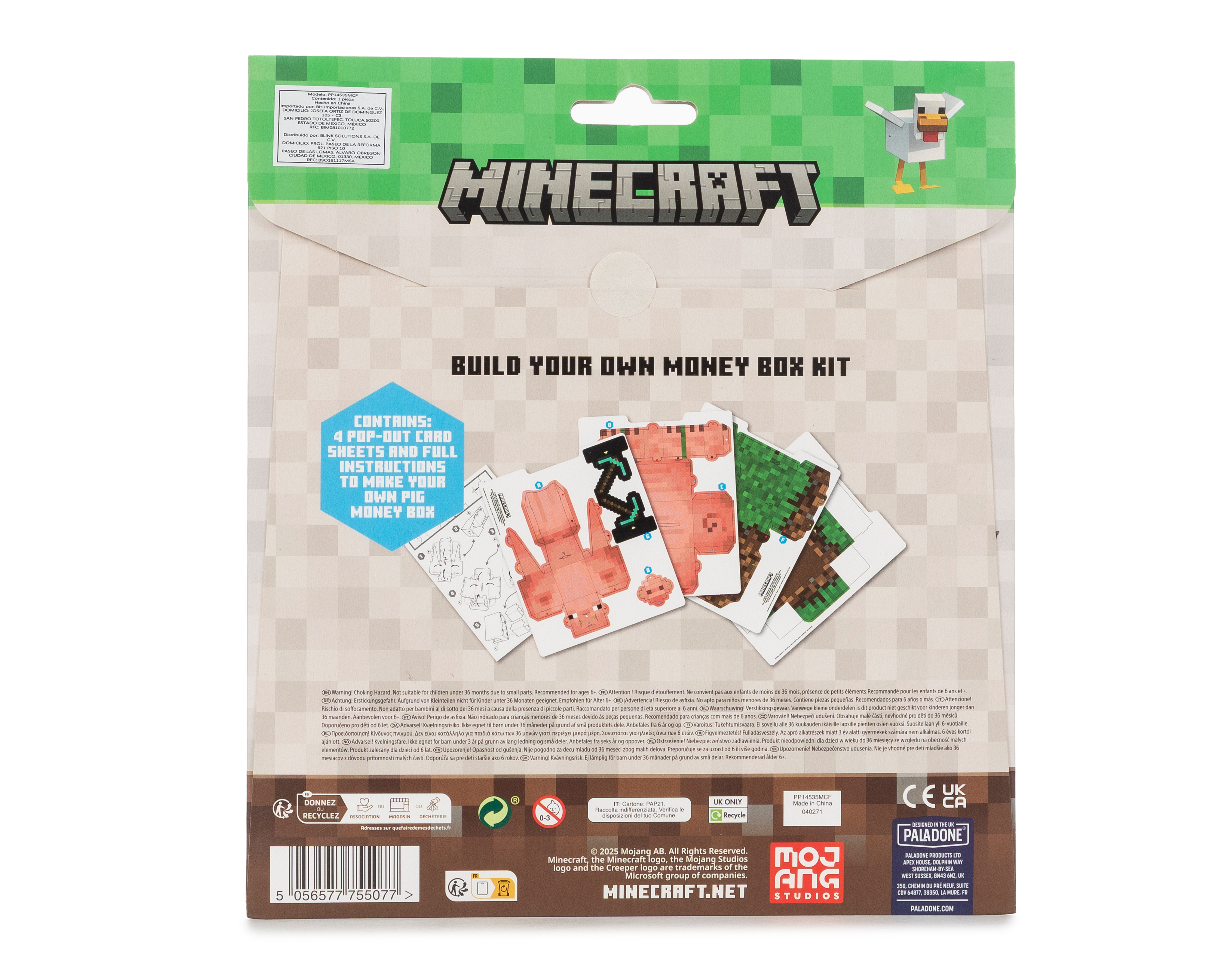 Foto 2 | Foto 2 | Alcancía Cerdo de Cartón