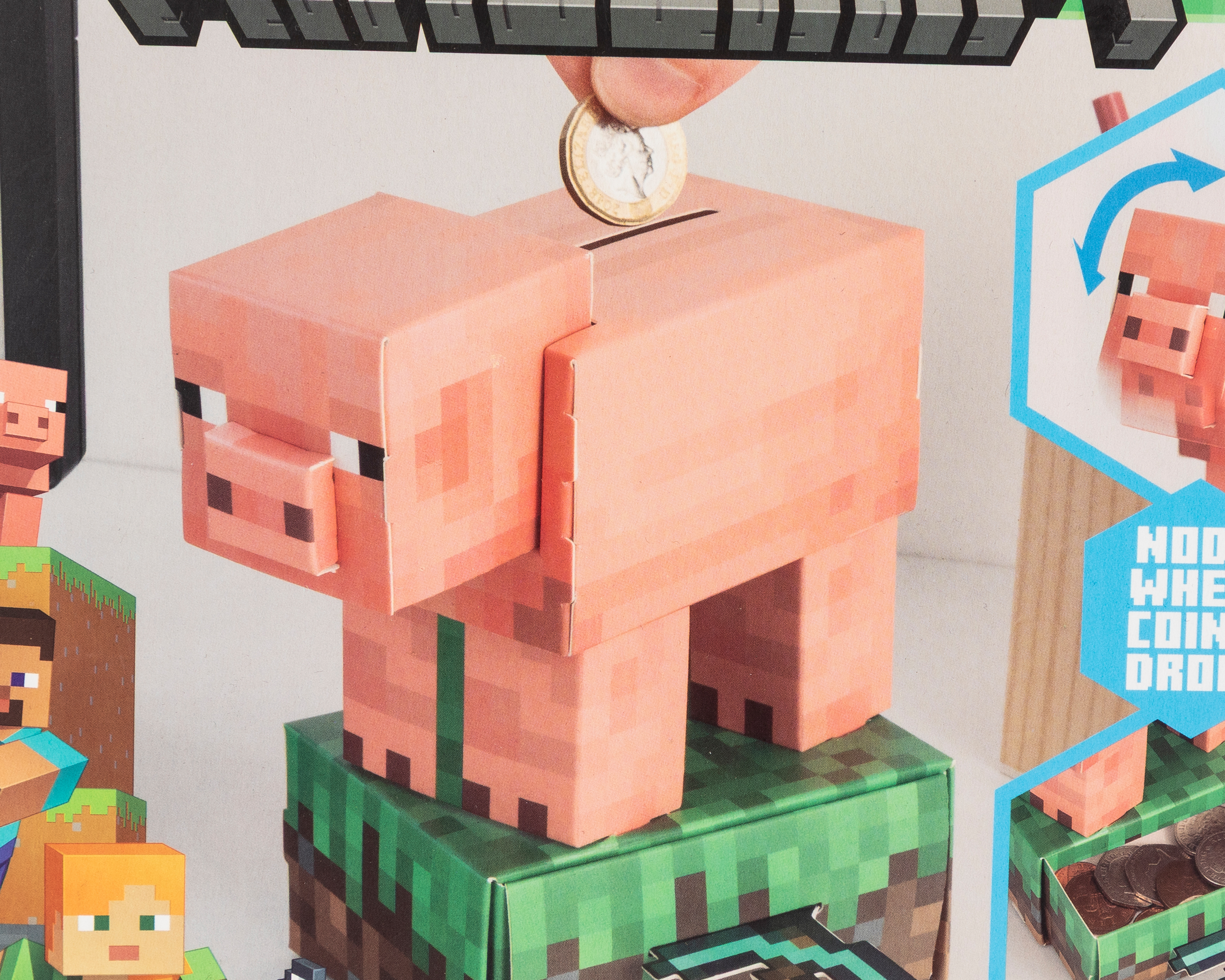 Foto 4 | Foto 4 | Alcancía Cerdo de Cartón