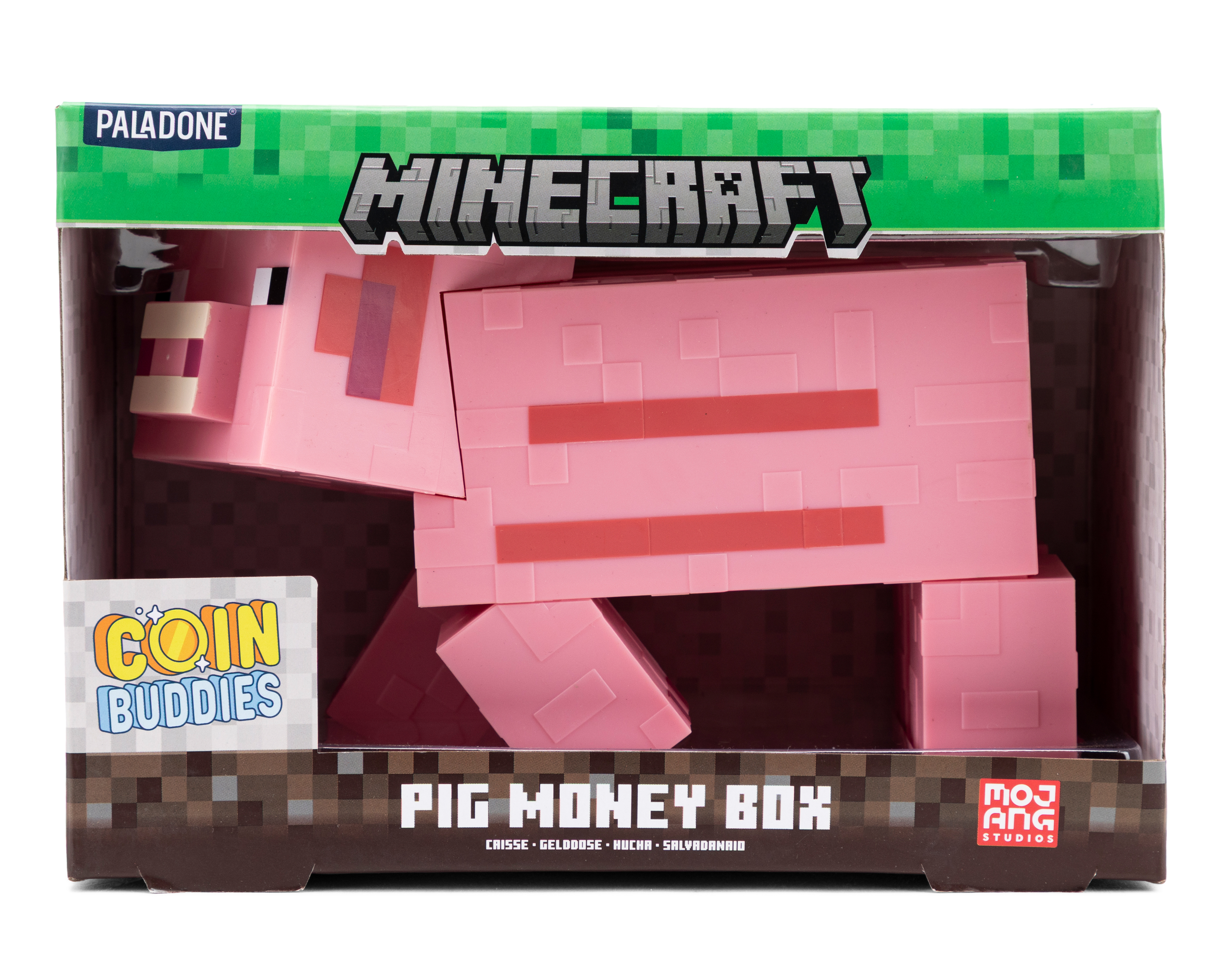 Foto 4 pulgar | Foto 3 | Pig Money Box Minecraft Coin Buddies