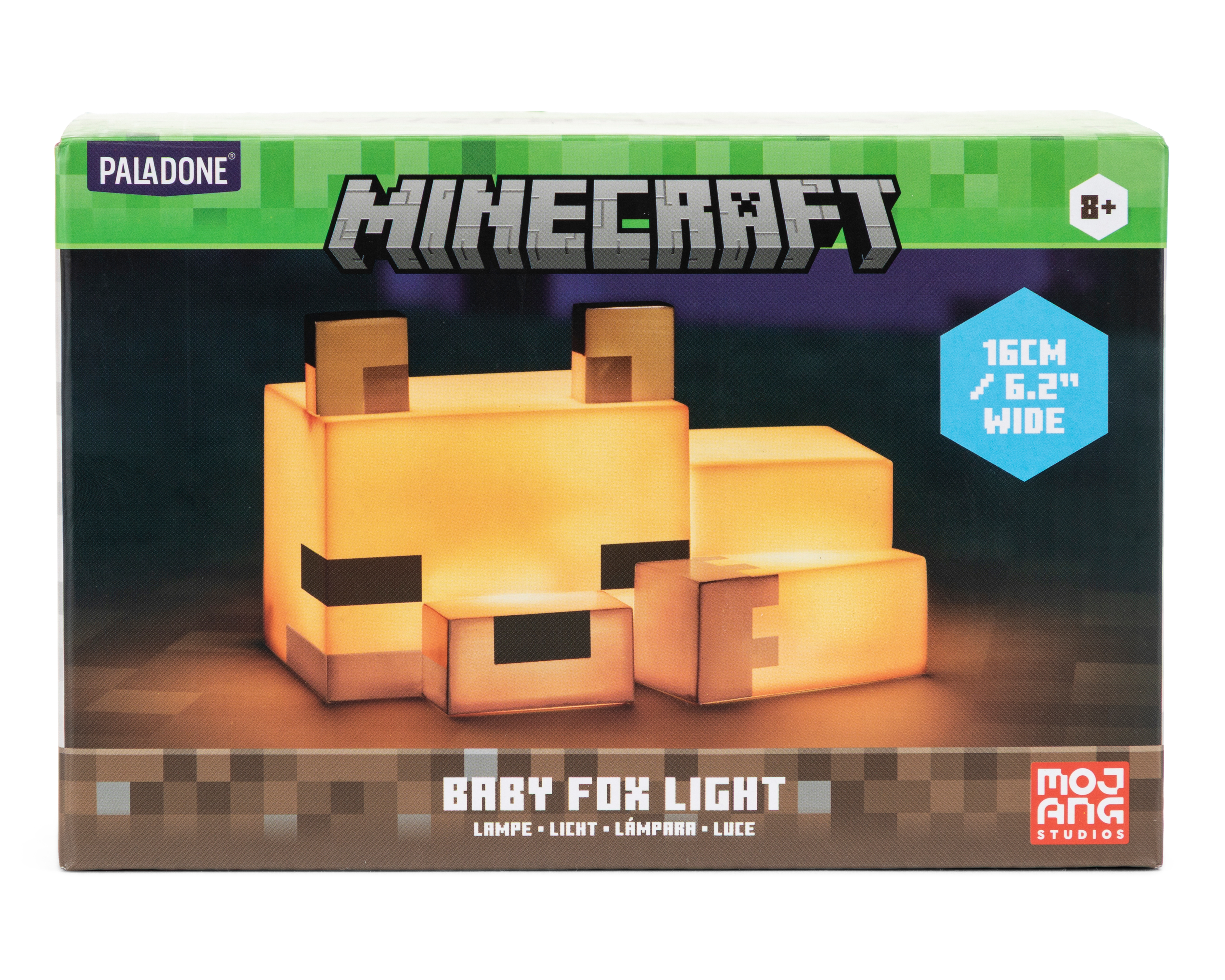 Foto 3 | Foto 3 | Lámpara de Escritorio Baby Fox Minecraft