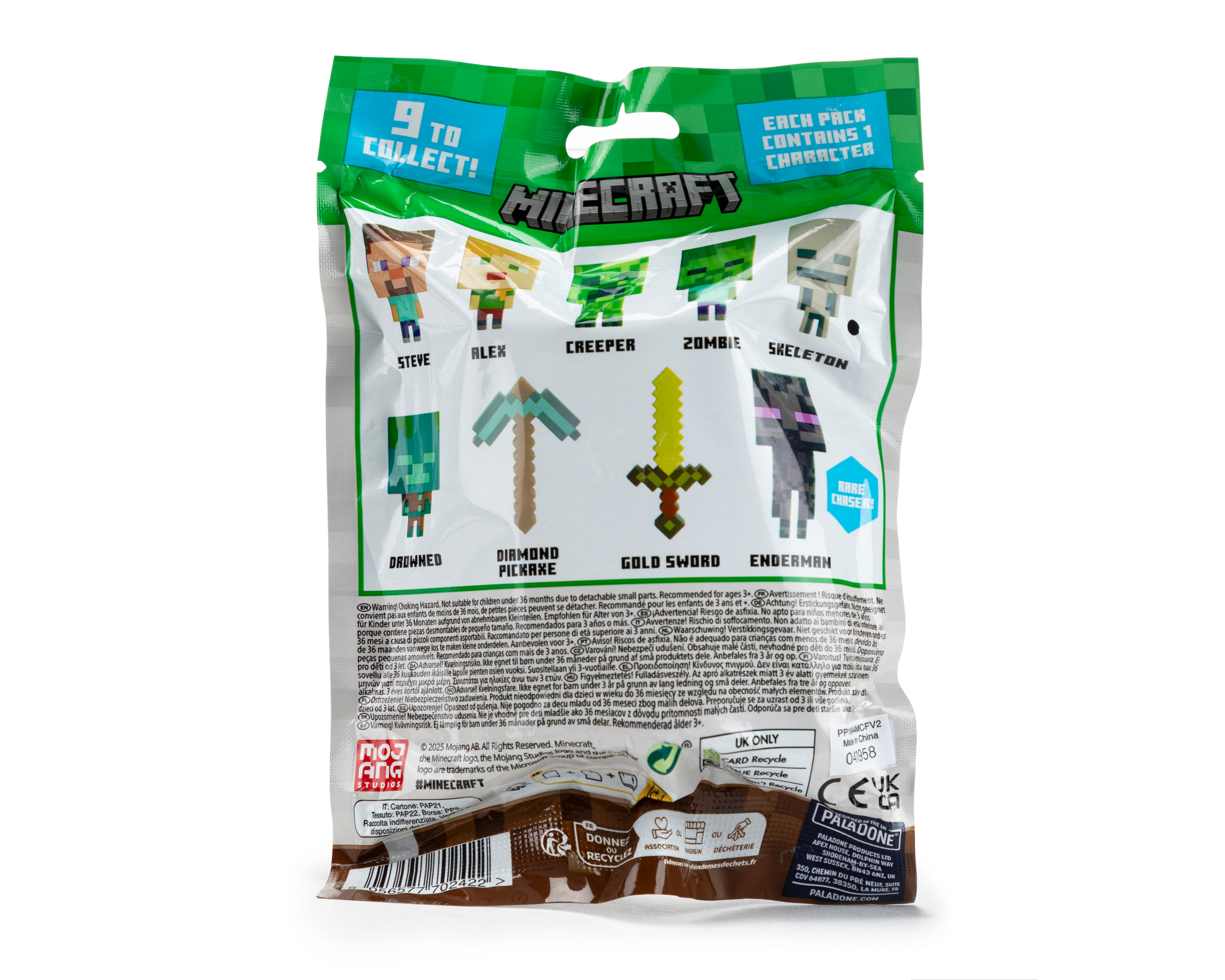 Foto 3 pulgar | Foto 2 | Llavero Minecraft 1 Pieza al Azar