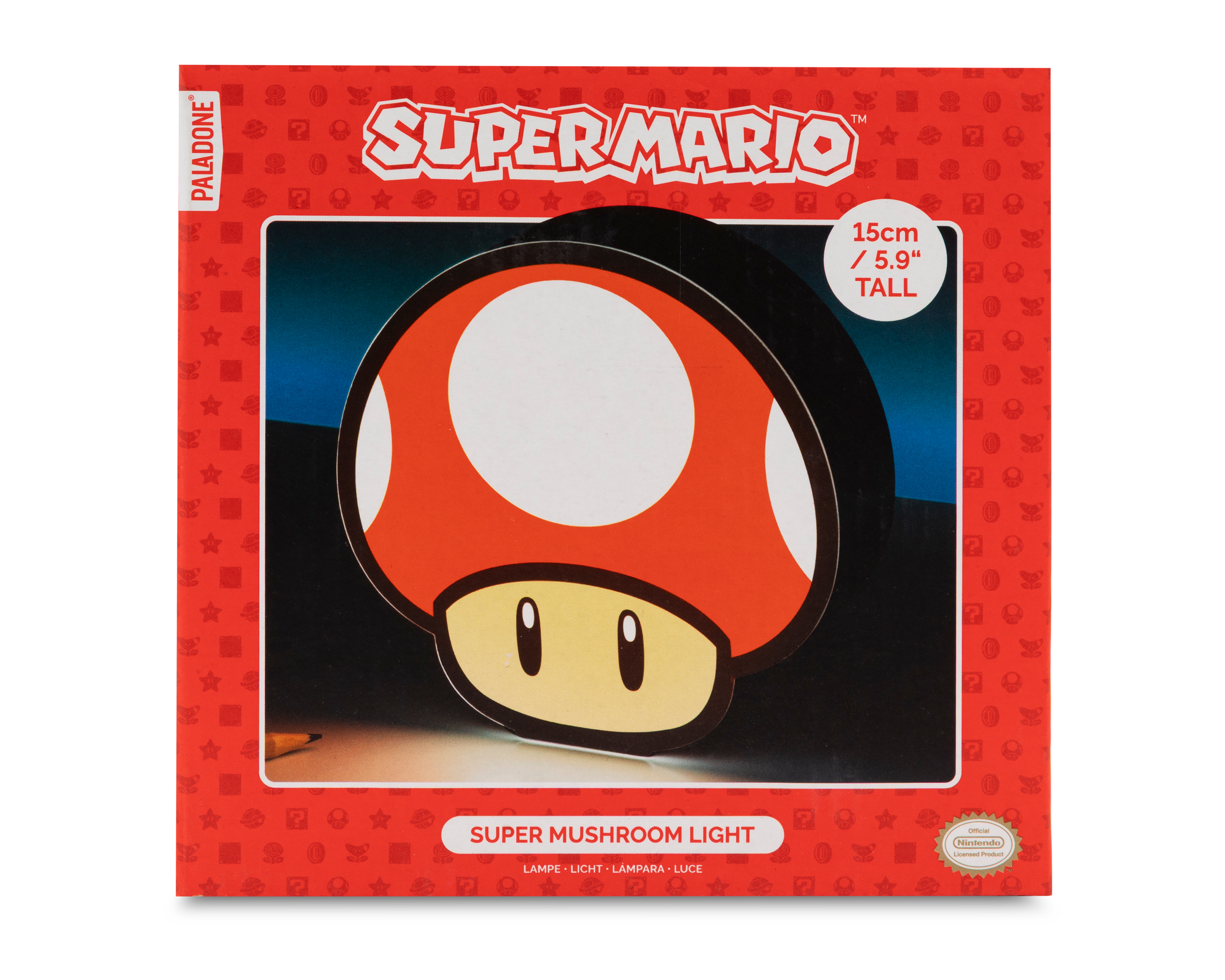 Foto 3 | Foto 3 | Lámpara Super Mario Mushroom Roja