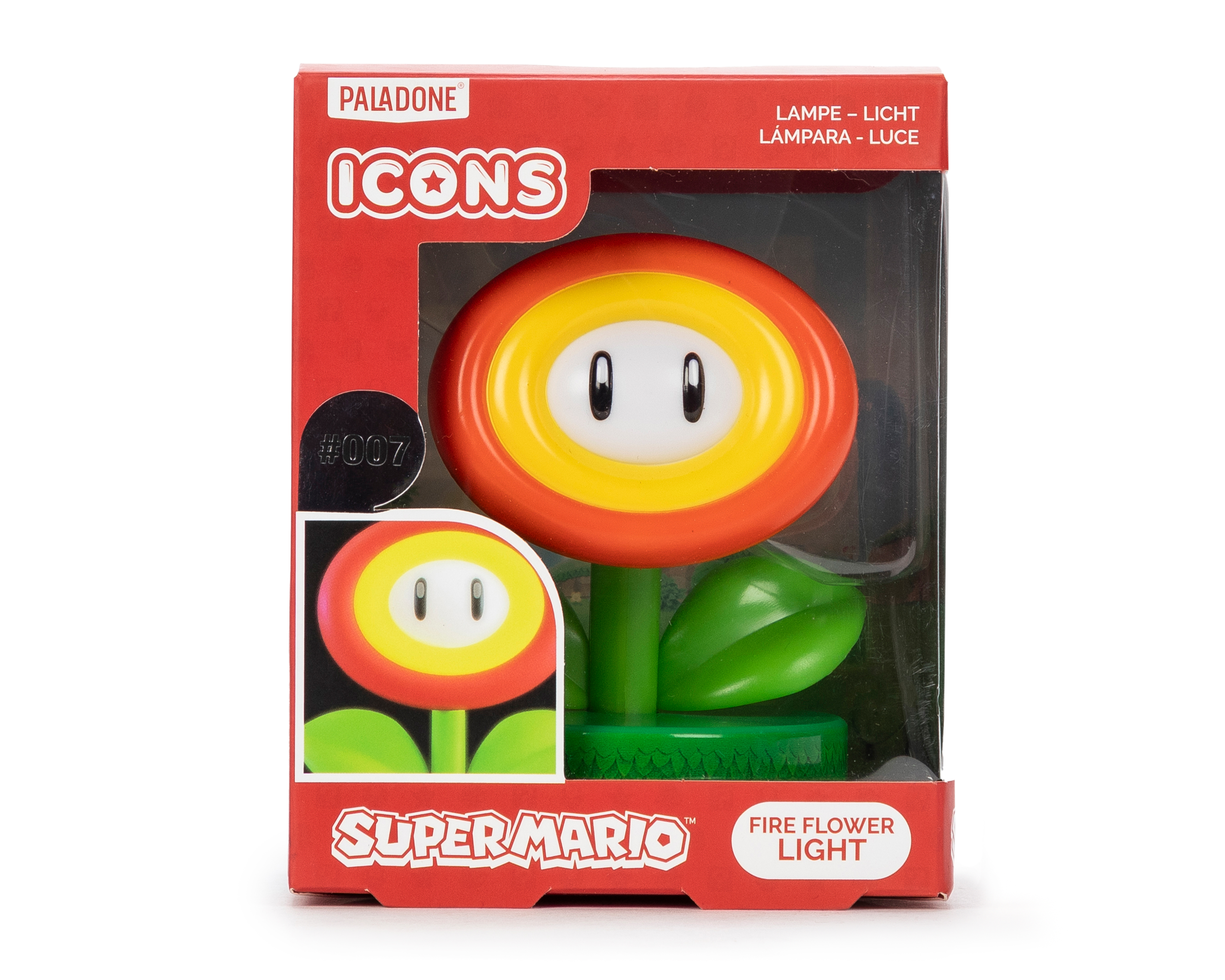 Foto 4 pulgar | Foto 3 | Lámpara Super Mario Flor de Fuego Multicolor