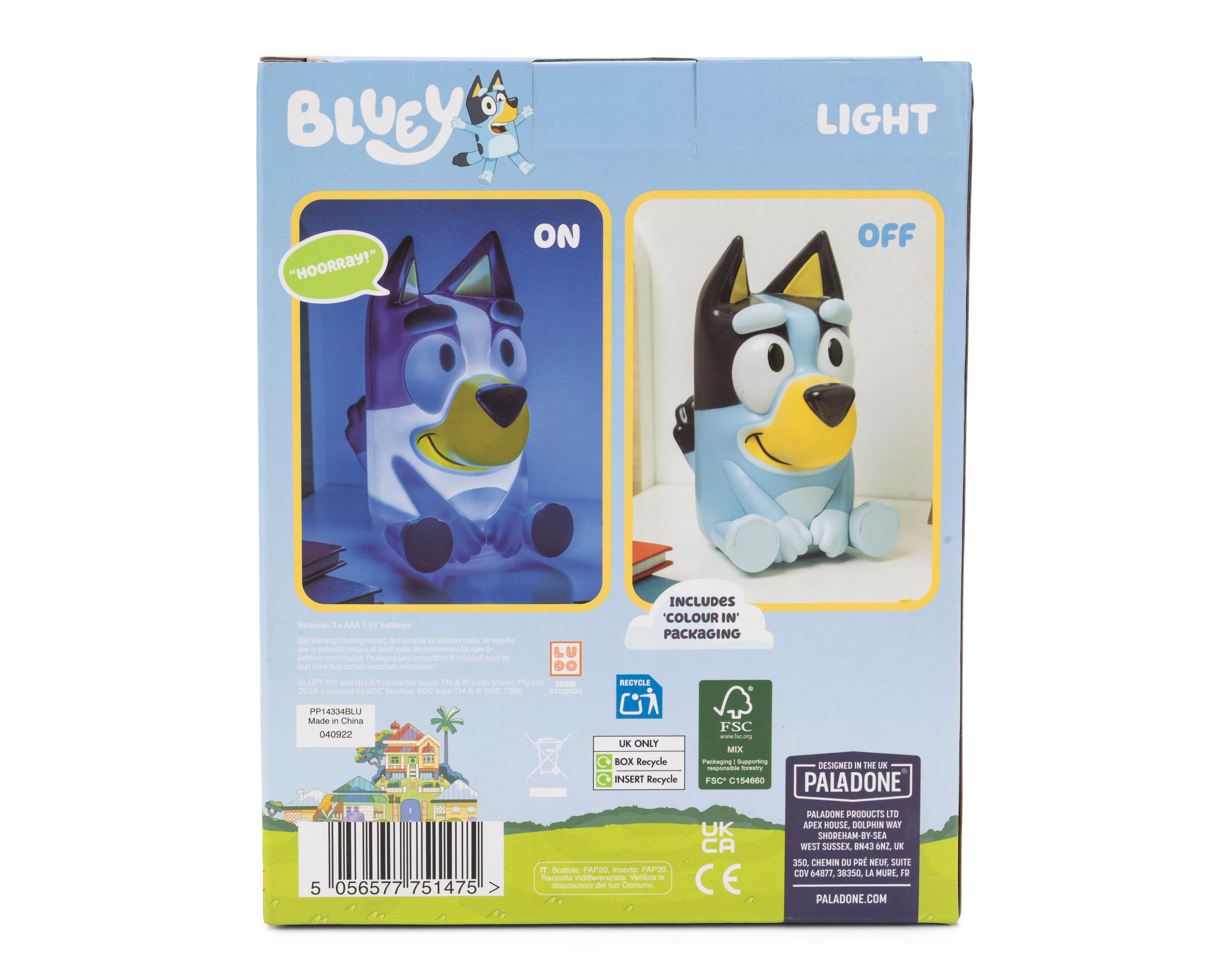 Foto 5 pulgar | Foto 4 | Figura de Bluey con Luz y Sonido