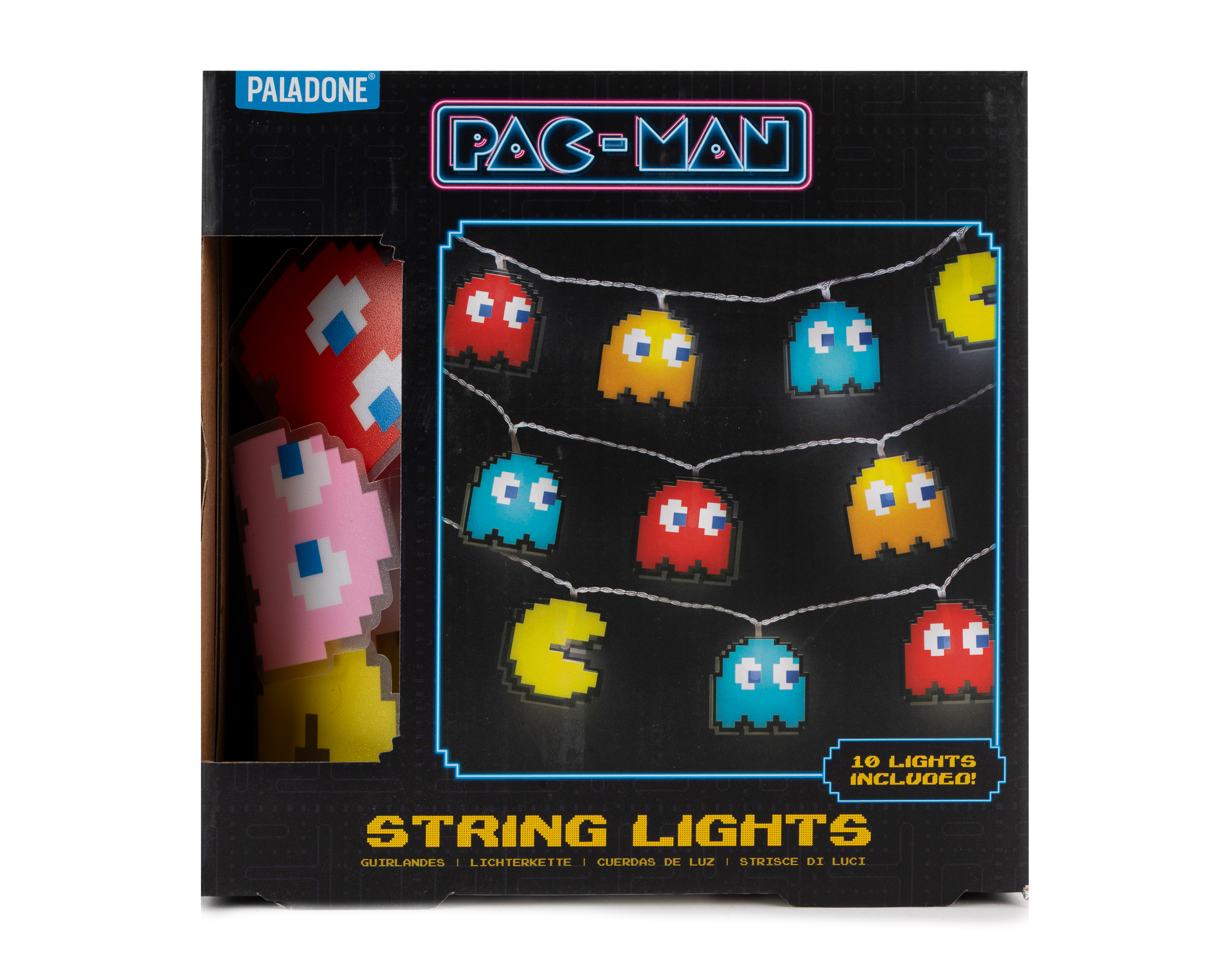 Foto 3 | Foto 3 | Luces Pac-Man 10 Luces Multicolor